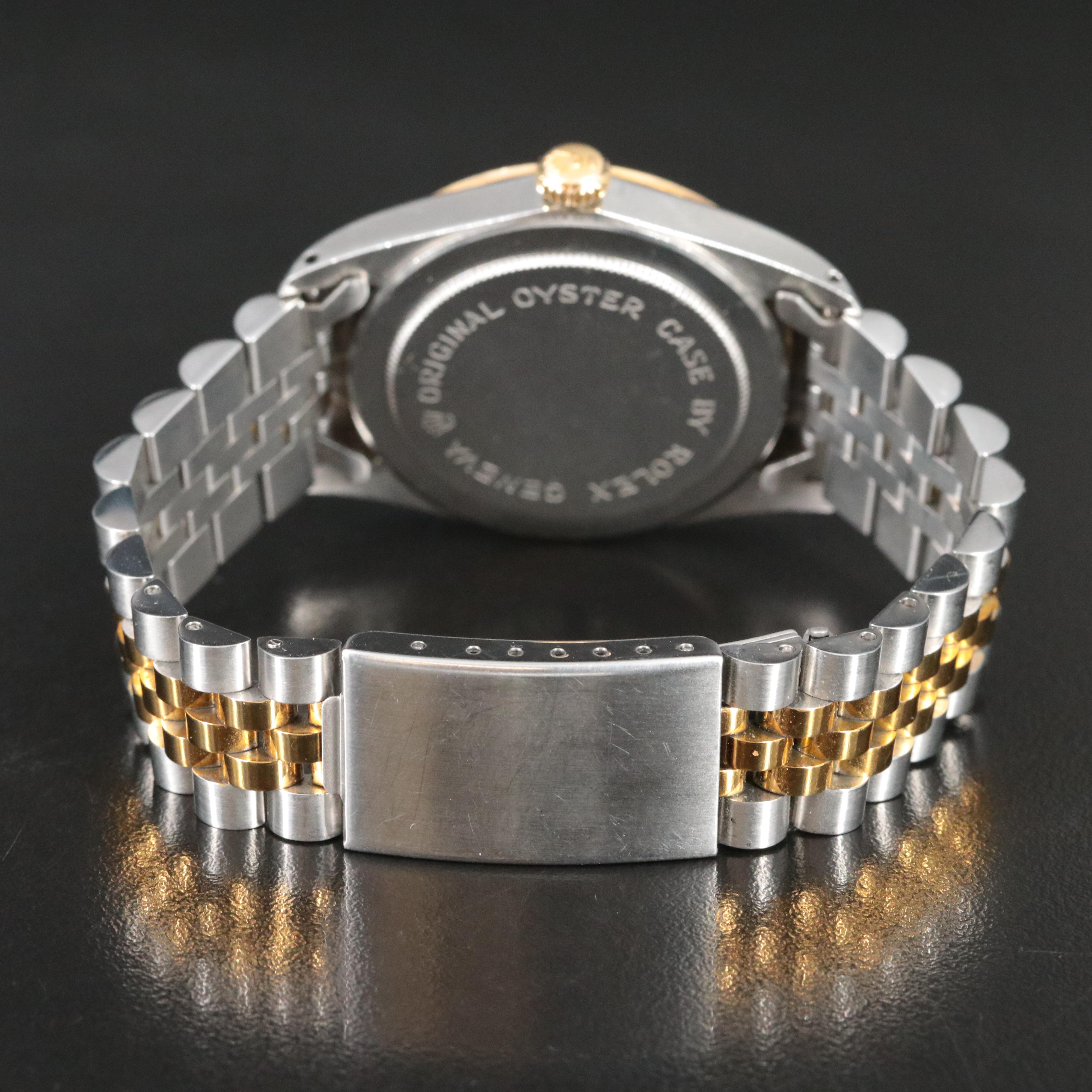 Tudor Oyster Prince Date and Day 14K Gold and Steel Watch