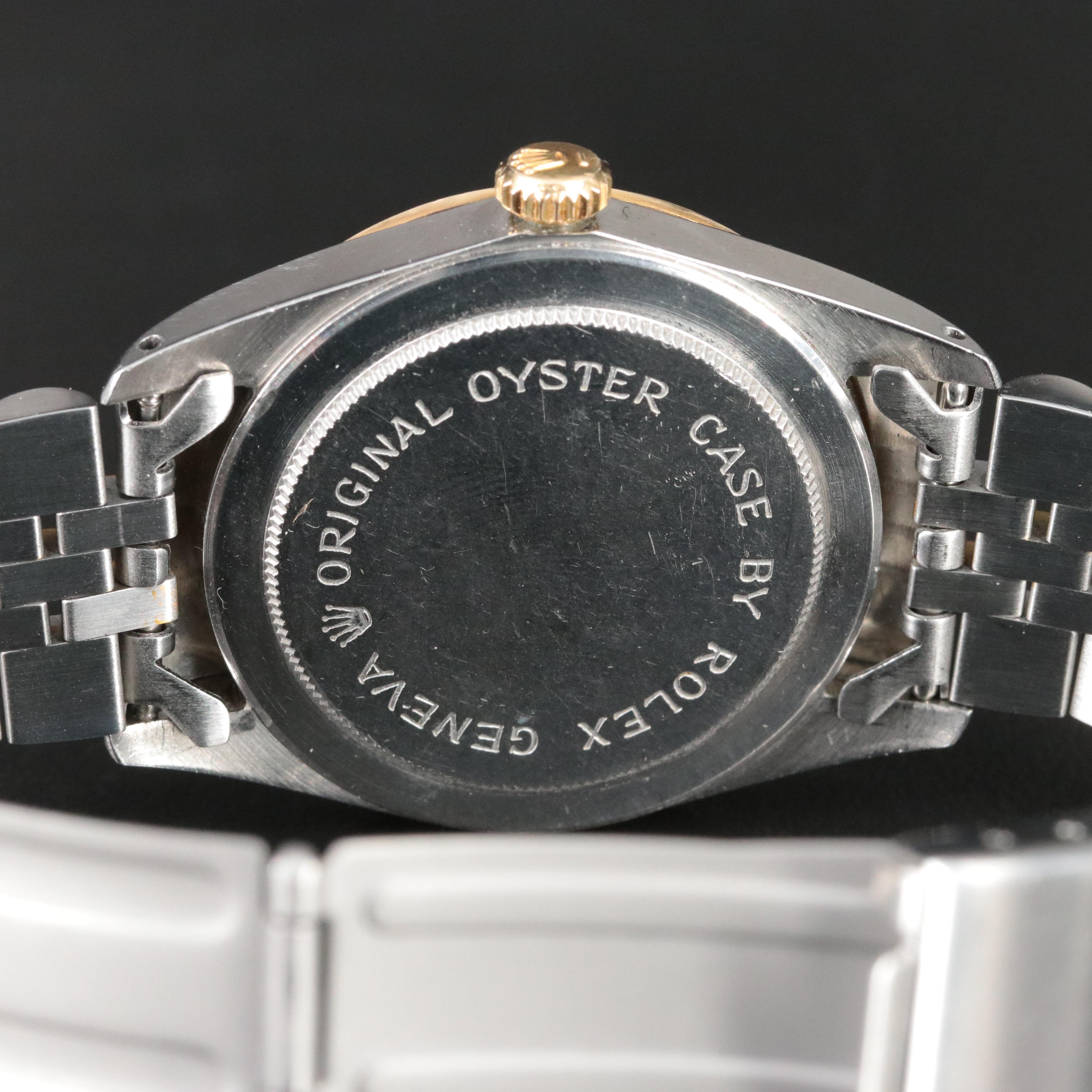 Tudor Oyster Prince Date and Day 14K Gold and Steel Watch