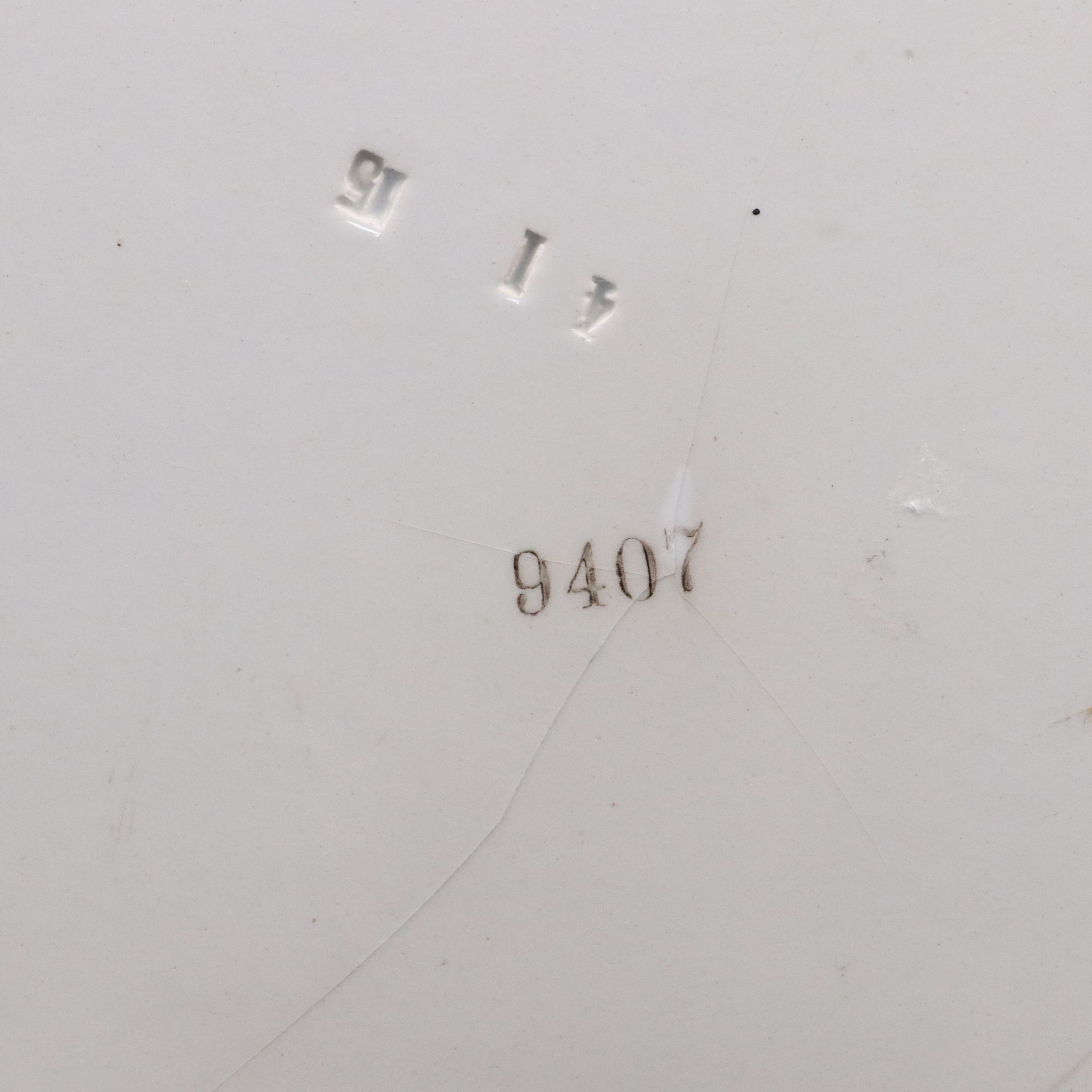 Art Deco Style Brass and Ceramic Trivet, Early to Mid-20th Century