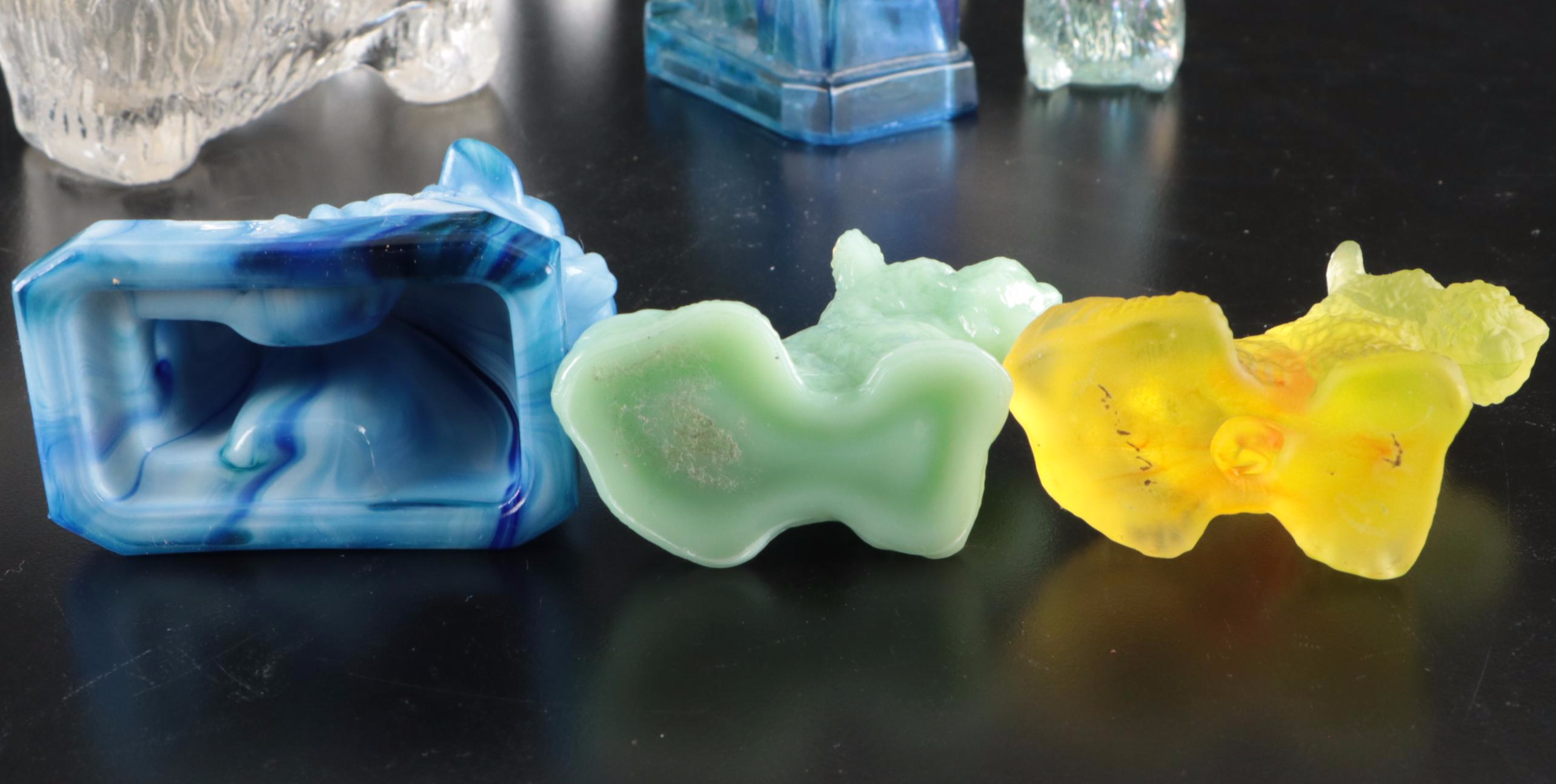 Vintage Glass Scottie Dog Figurines and Decor, Early to Mid-20th Century