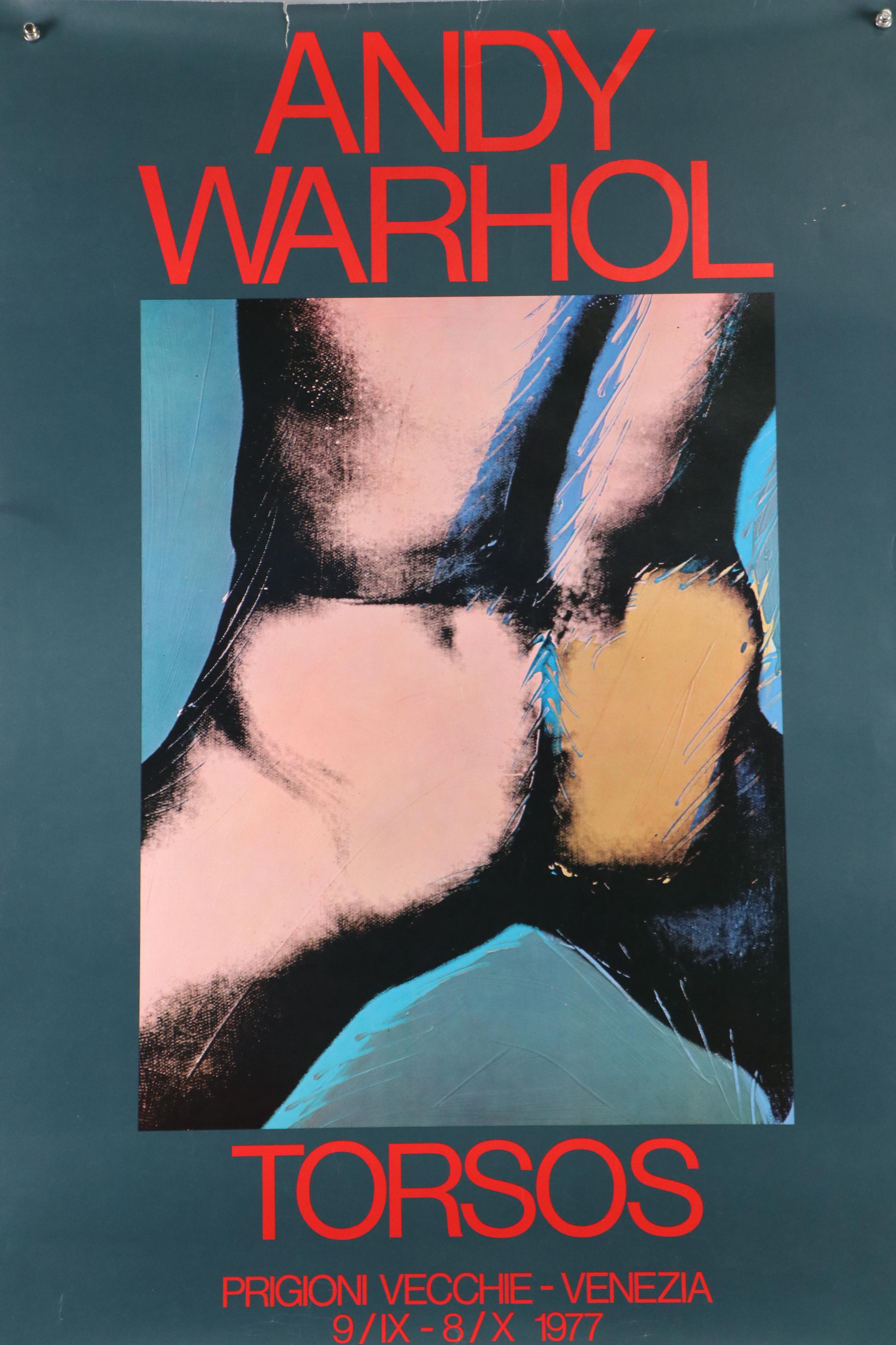 Andy Warhol "Torsos" Venice Exhibition Poster, 1977