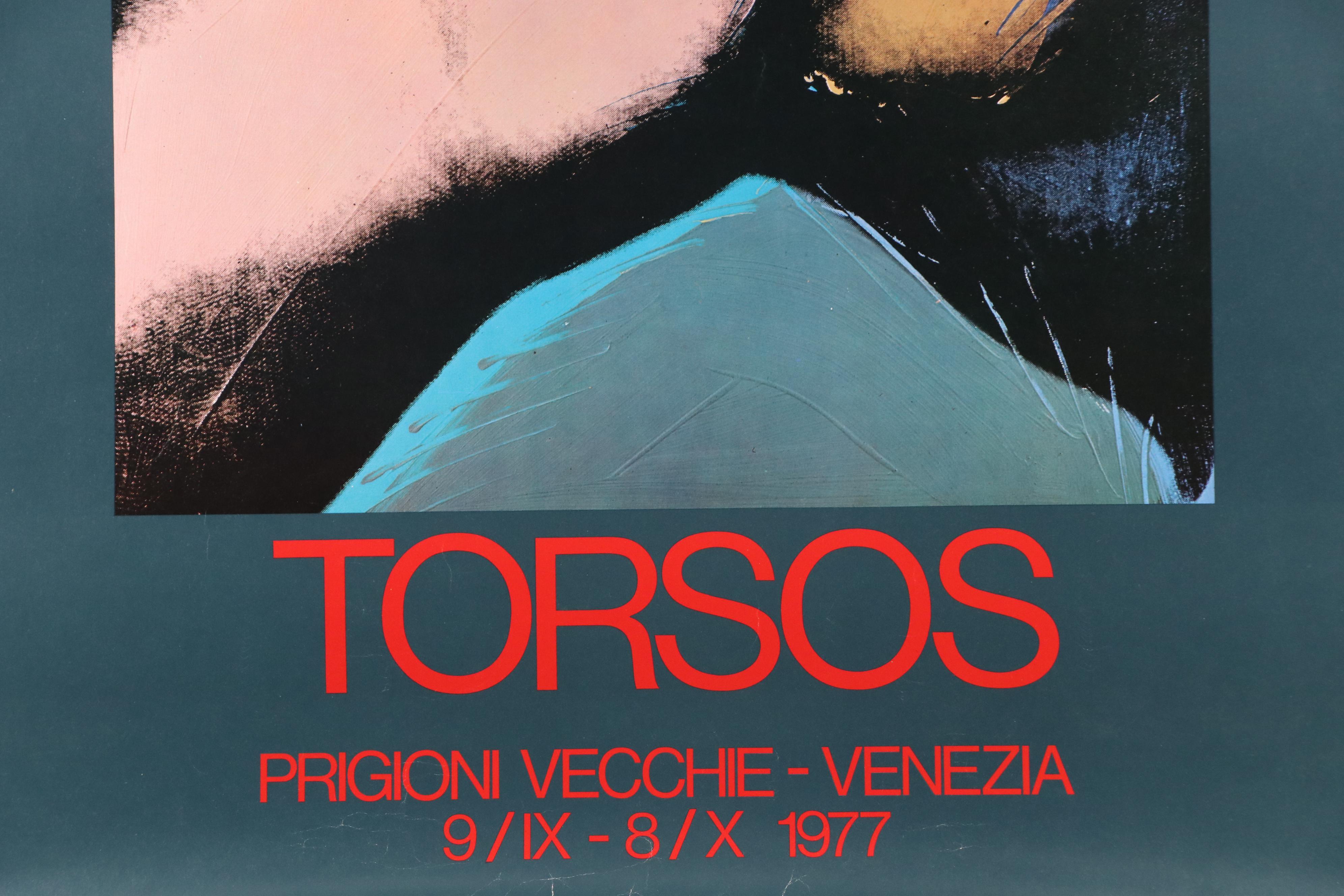 Andy Warhol "Torsos" Venice Exhibition Poster, 1977