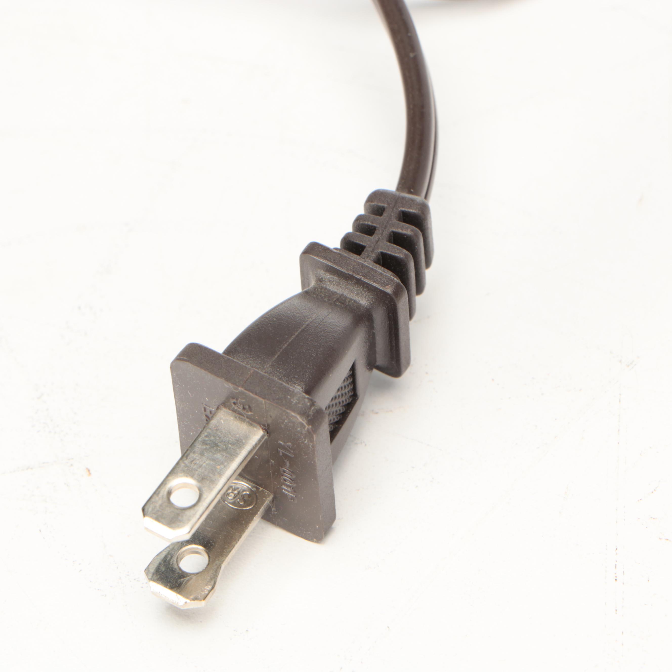 Art Nouveau Style Grapevine Table Lamp with Jeweled Slag Glass Shade