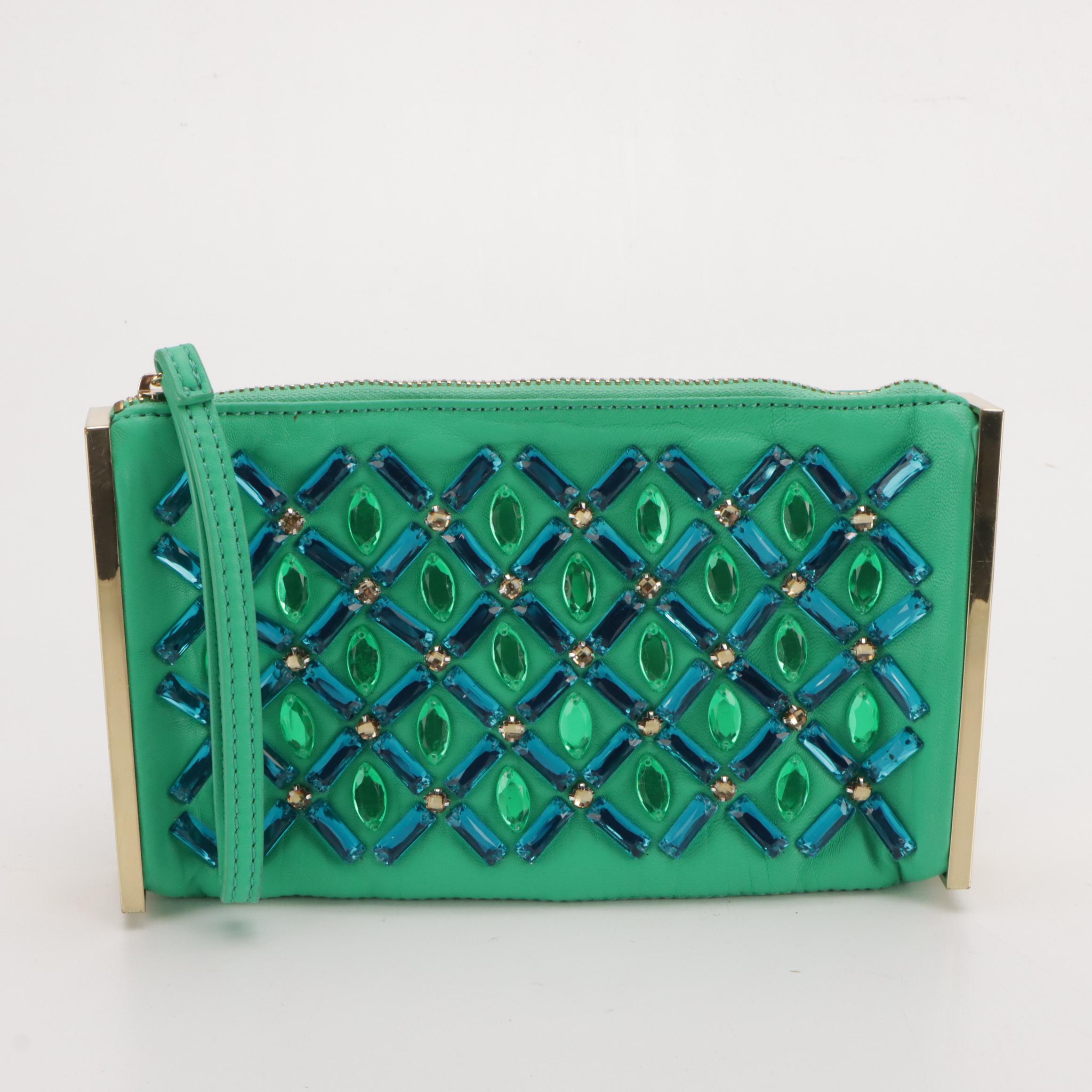 Valerie Stevens Rabbit Fur Bag, Cynthia Rowley Leather/Crystal Clutch, and More