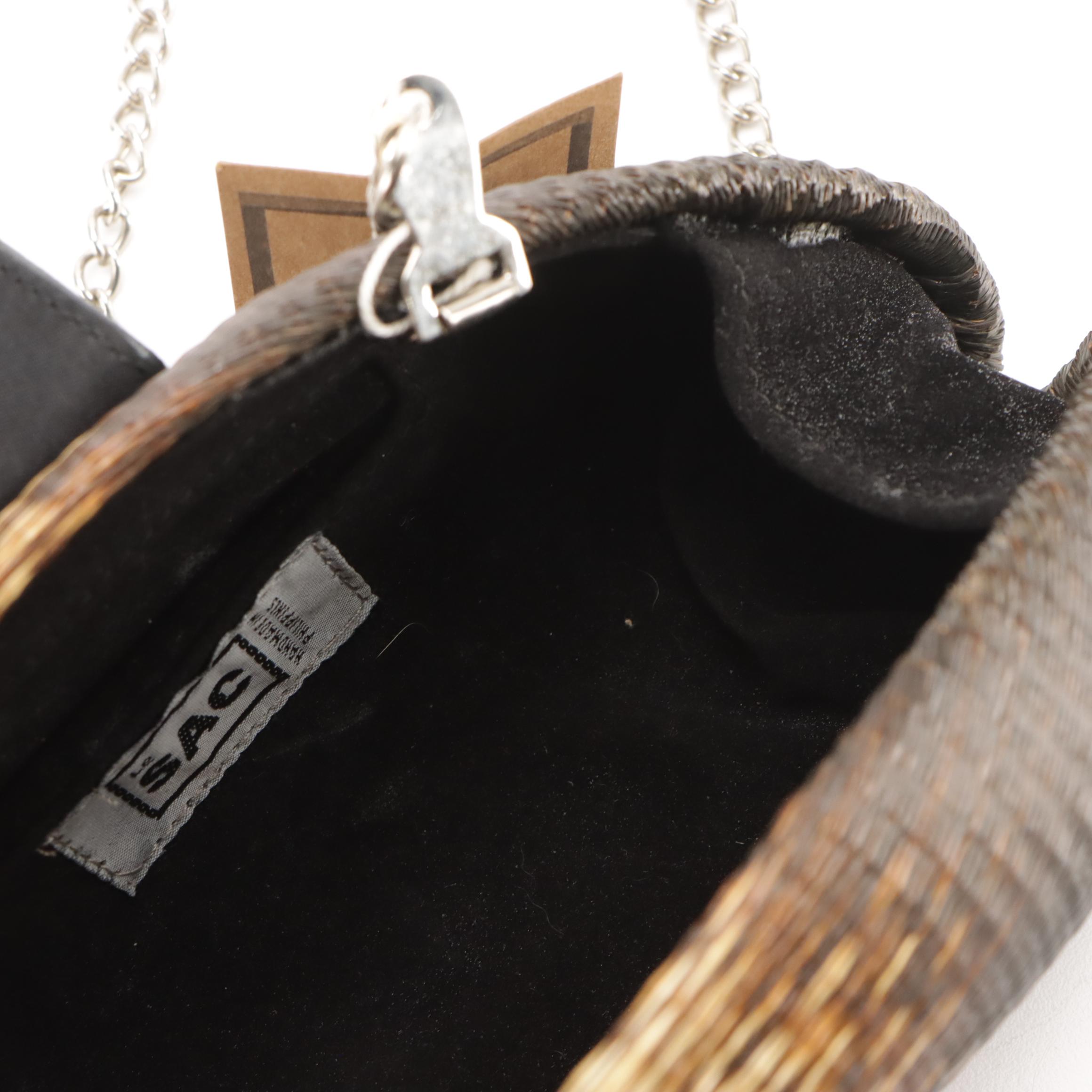 Valerie Stevens Rabbit Fur Bag, Cynthia Rowley Leather/Crystal Clutch, and More