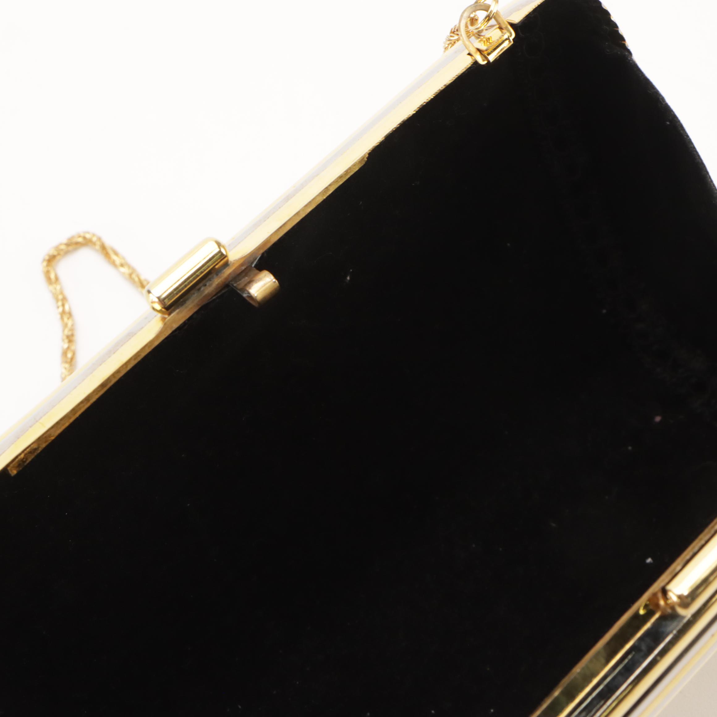 Valerie Stevens Rabbit Fur Bag, Cynthia Rowley Leather/Crystal Clutch, and More