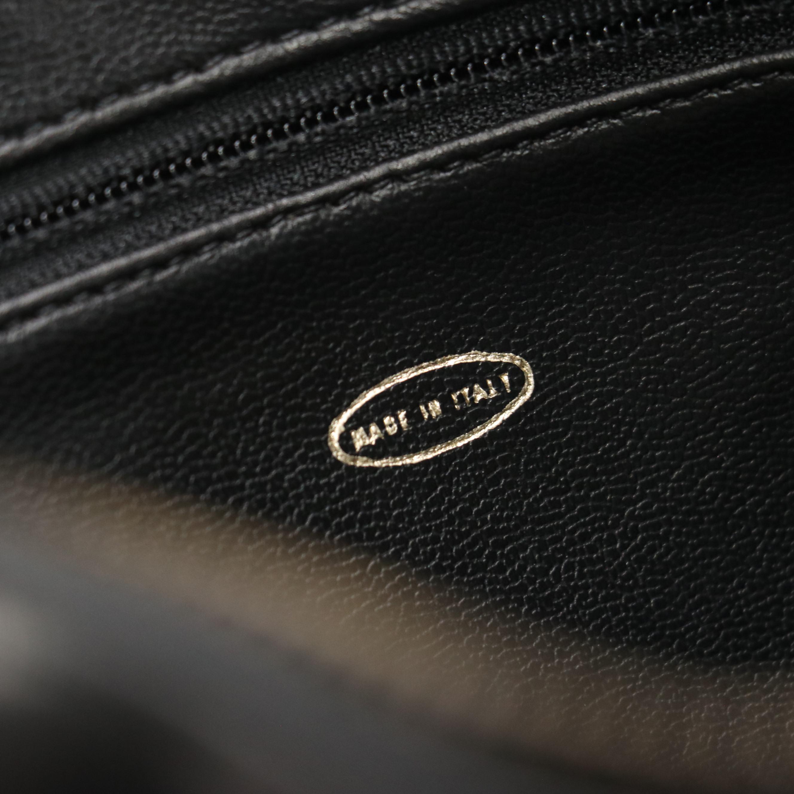 Chanel Shoulder Bag in Diamond-Quilted Lambskin Leather, 1980s