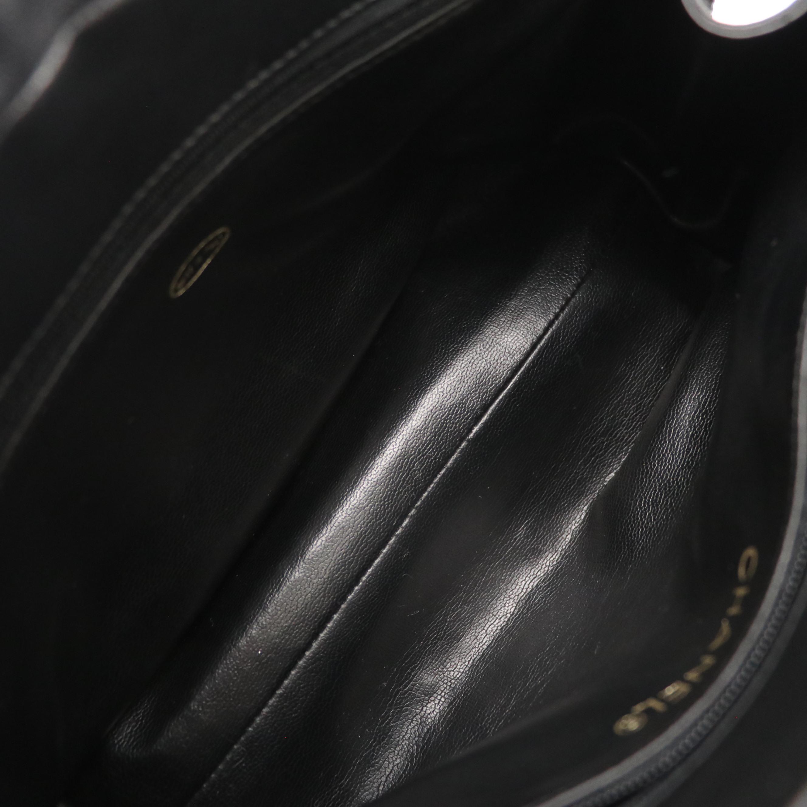 Chanel Shoulder Bag in Diamond-Quilted Lambskin Leather, 1980s