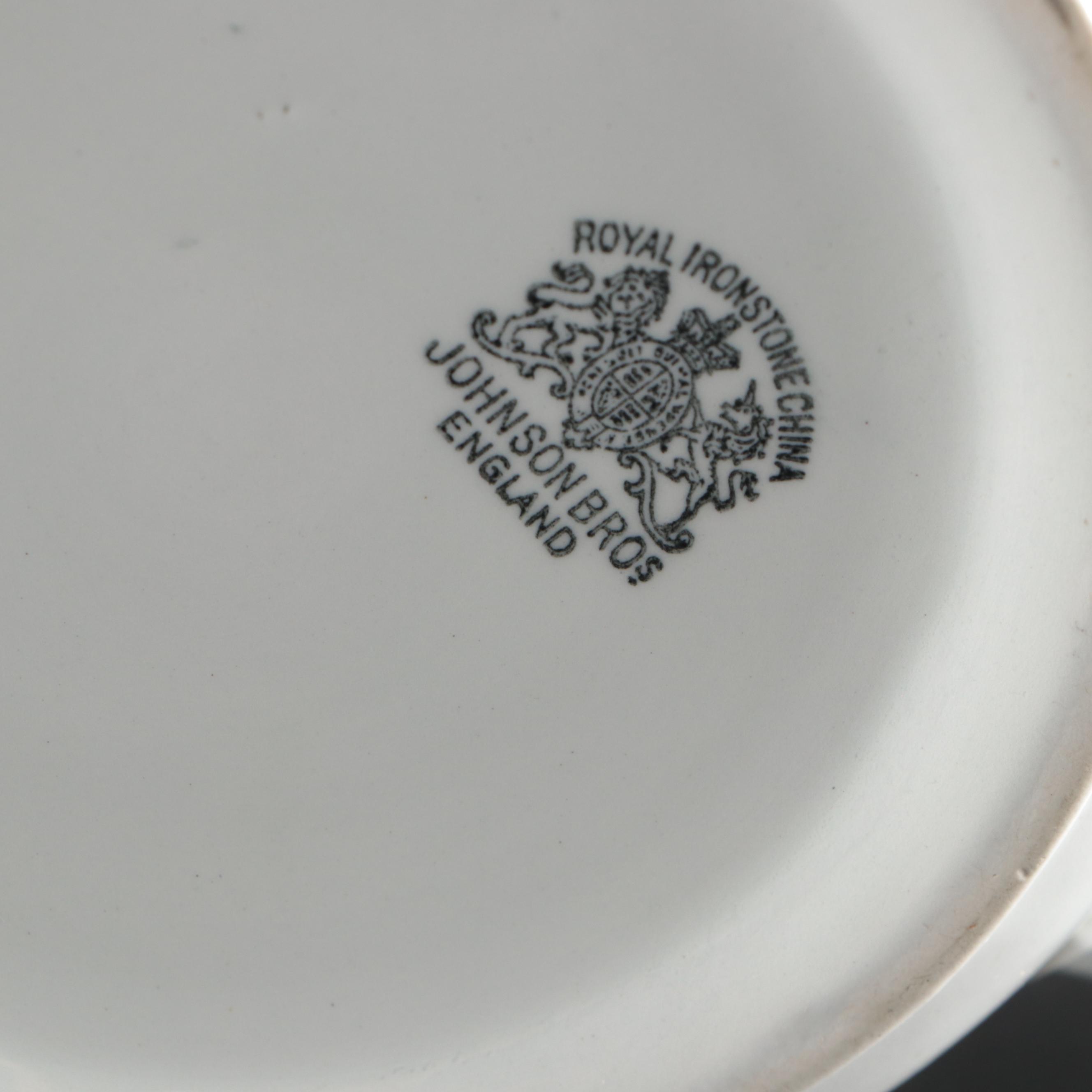 Johnson Bros. Ironstone Chamber Pot, Late 19th Century