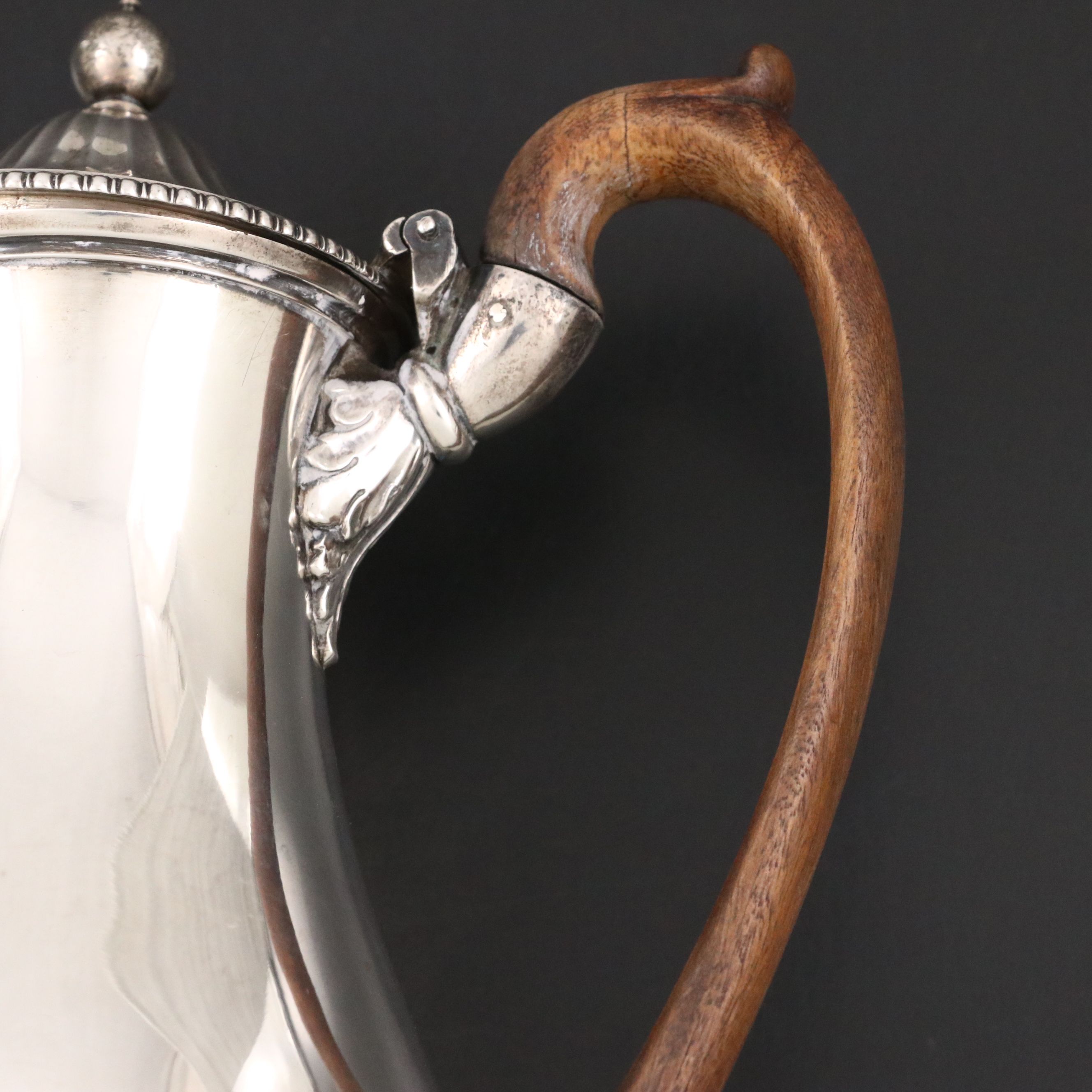 Robert Sharp George III Sterling Silver Hot Water Pot, 1796