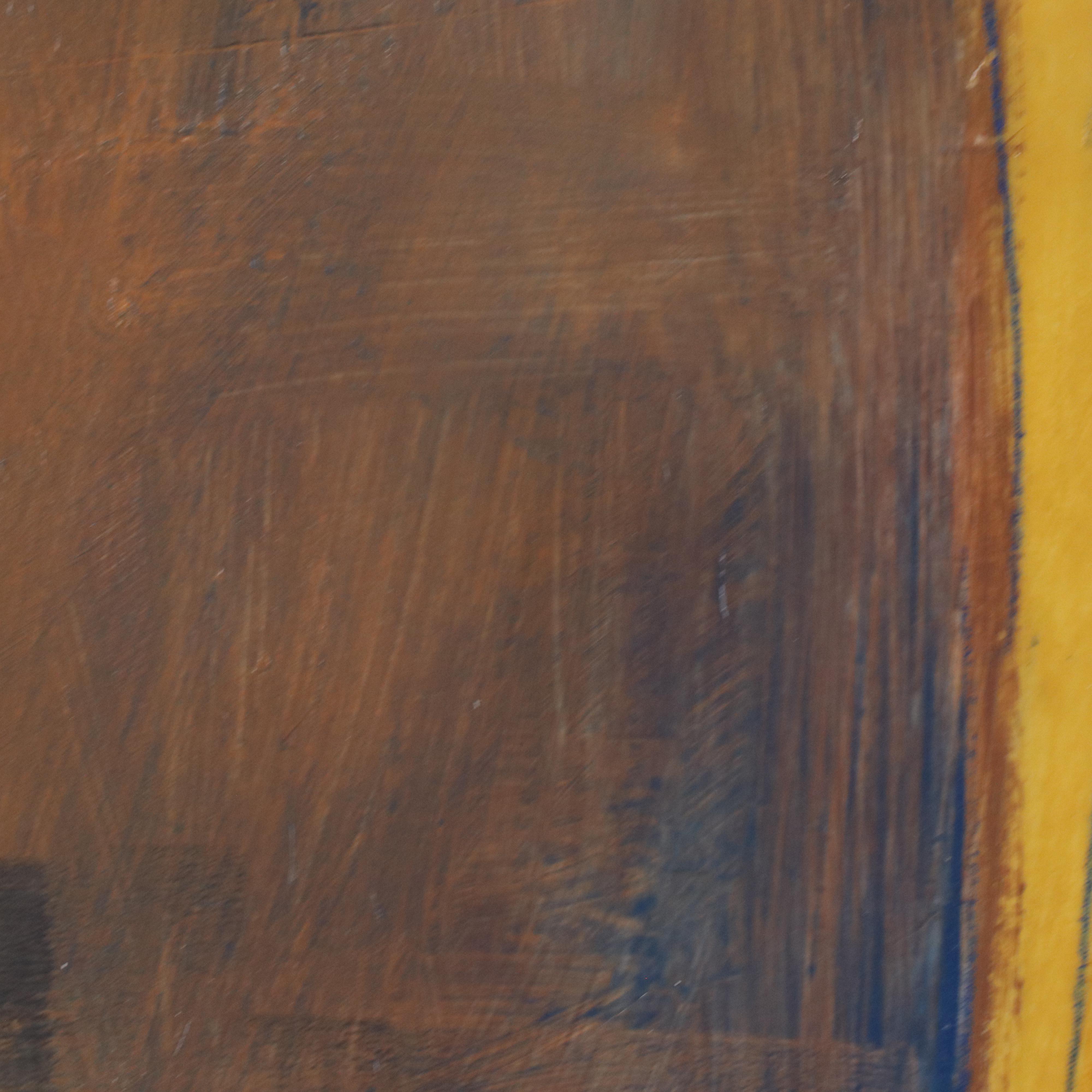 Ursula J. Brenner Abstract Mixed Media Painting, 21st Century