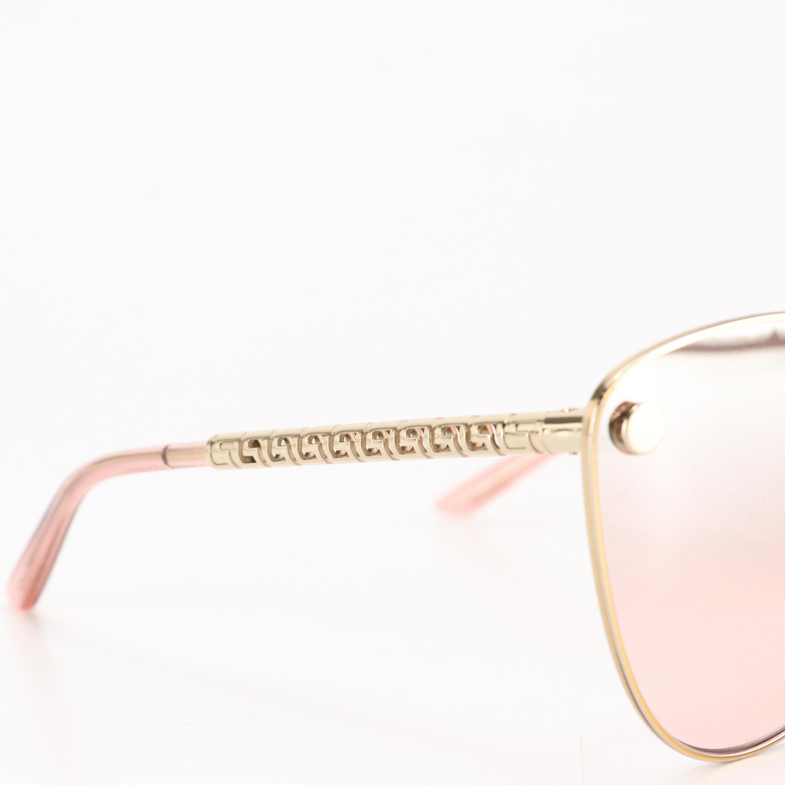 Versace OVE2267 Modified Cat-Eye Sunglasses with Case and Box