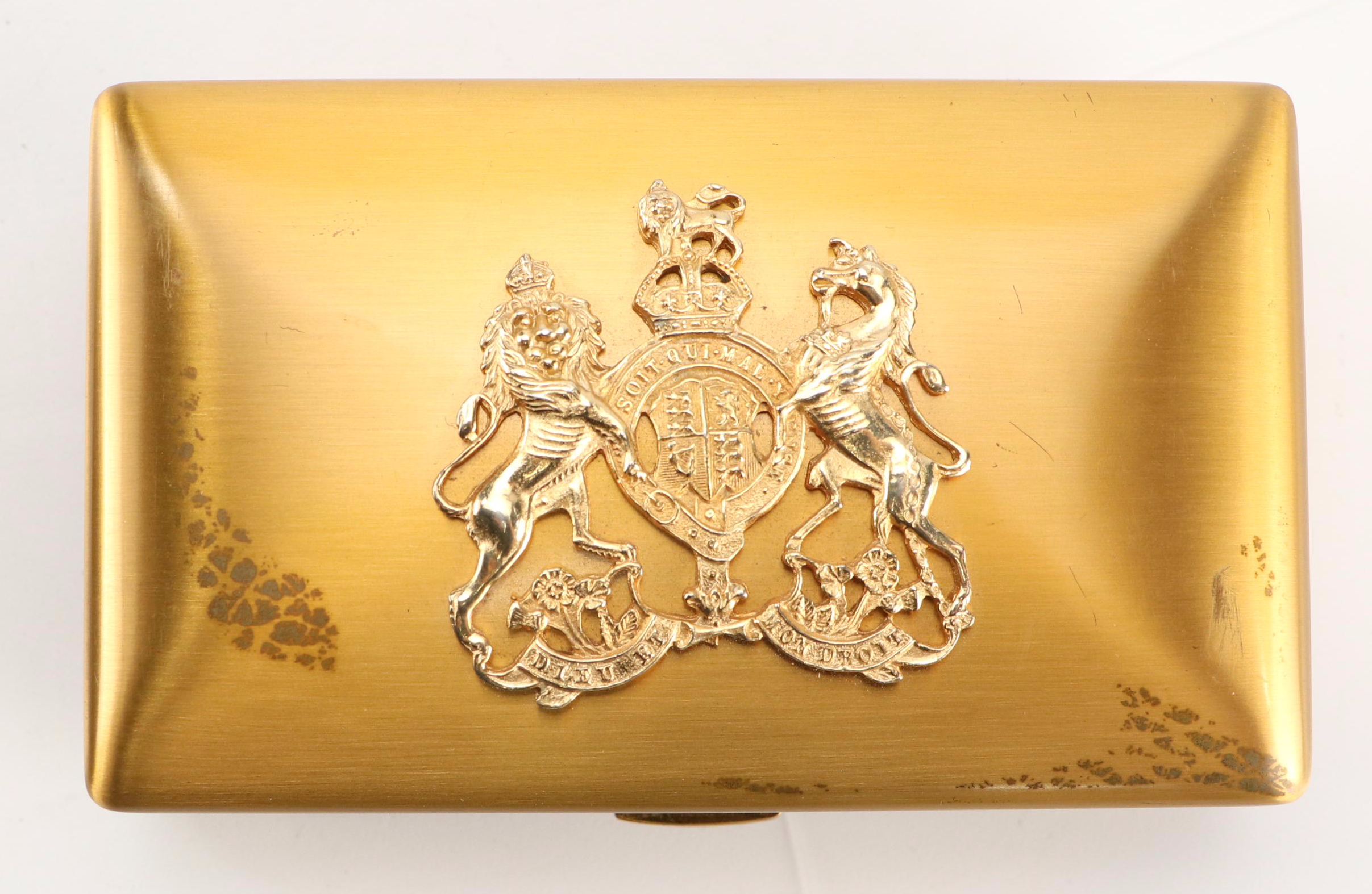 Elgin American Art Deco Miniaudiere with The Queen's Silver Jubilee Plate