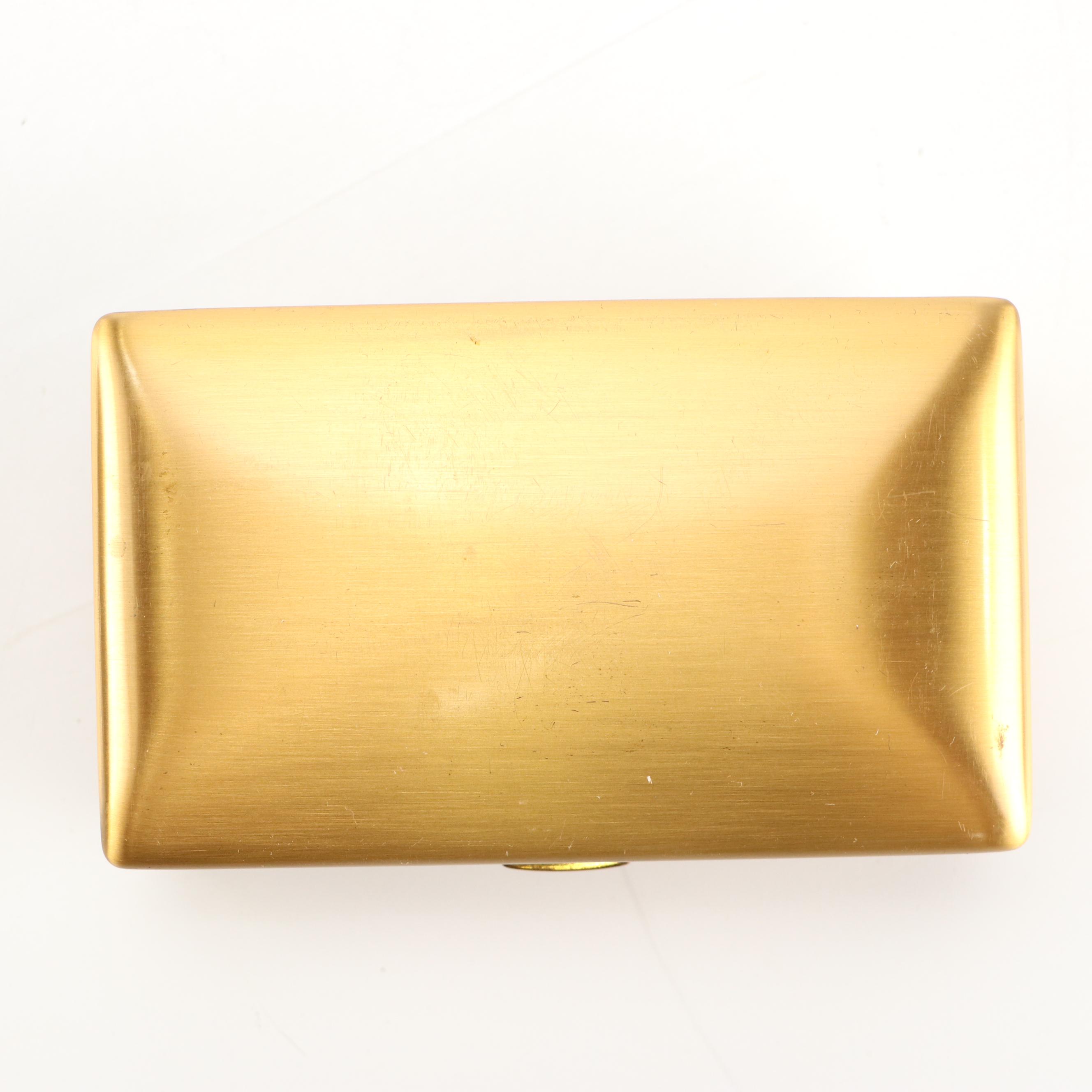 Elgin American Art Deco Miniaudiere with The Queen's Silver Jubilee Plate