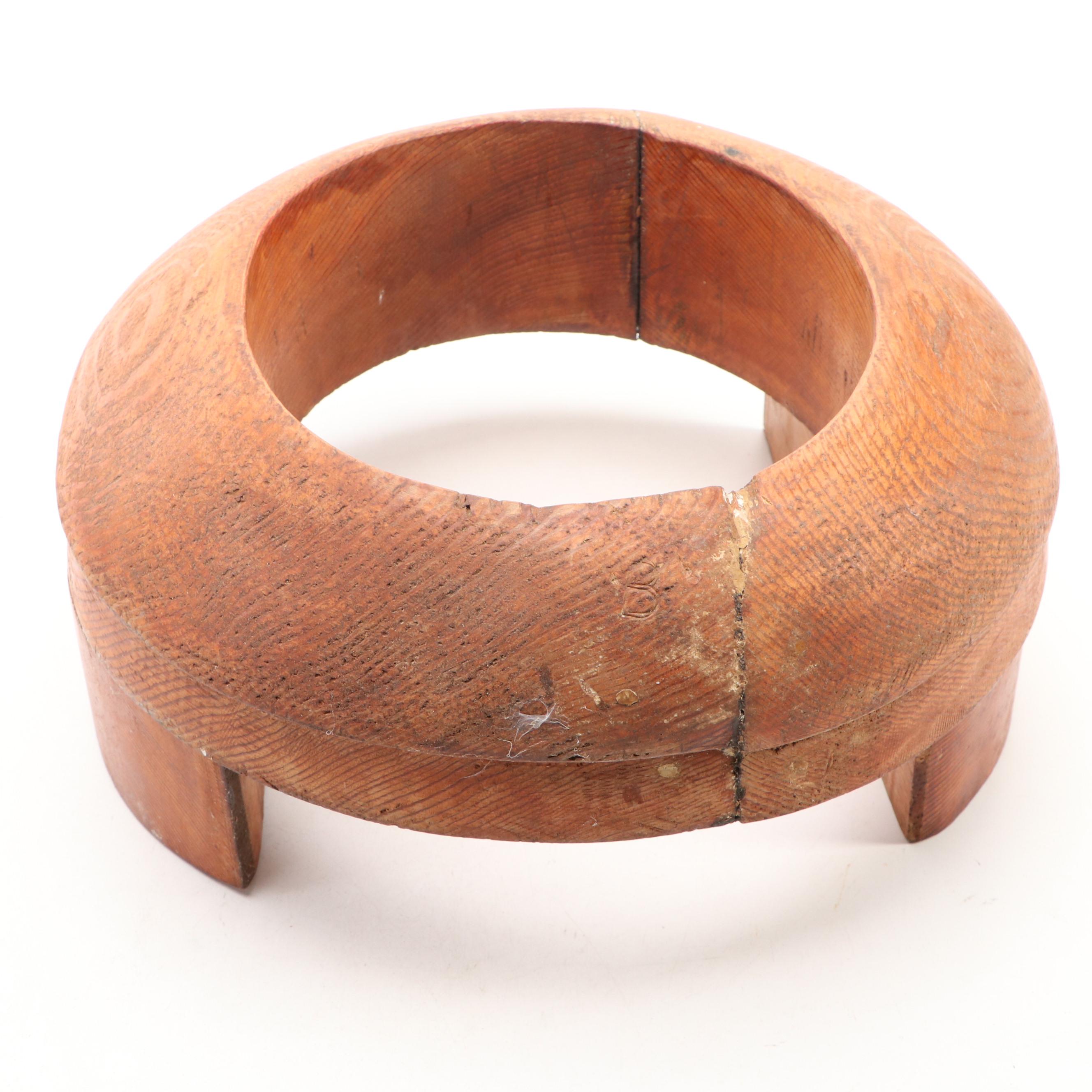 Wooden Millinery Hat Forms, Early/Mid-20th Century