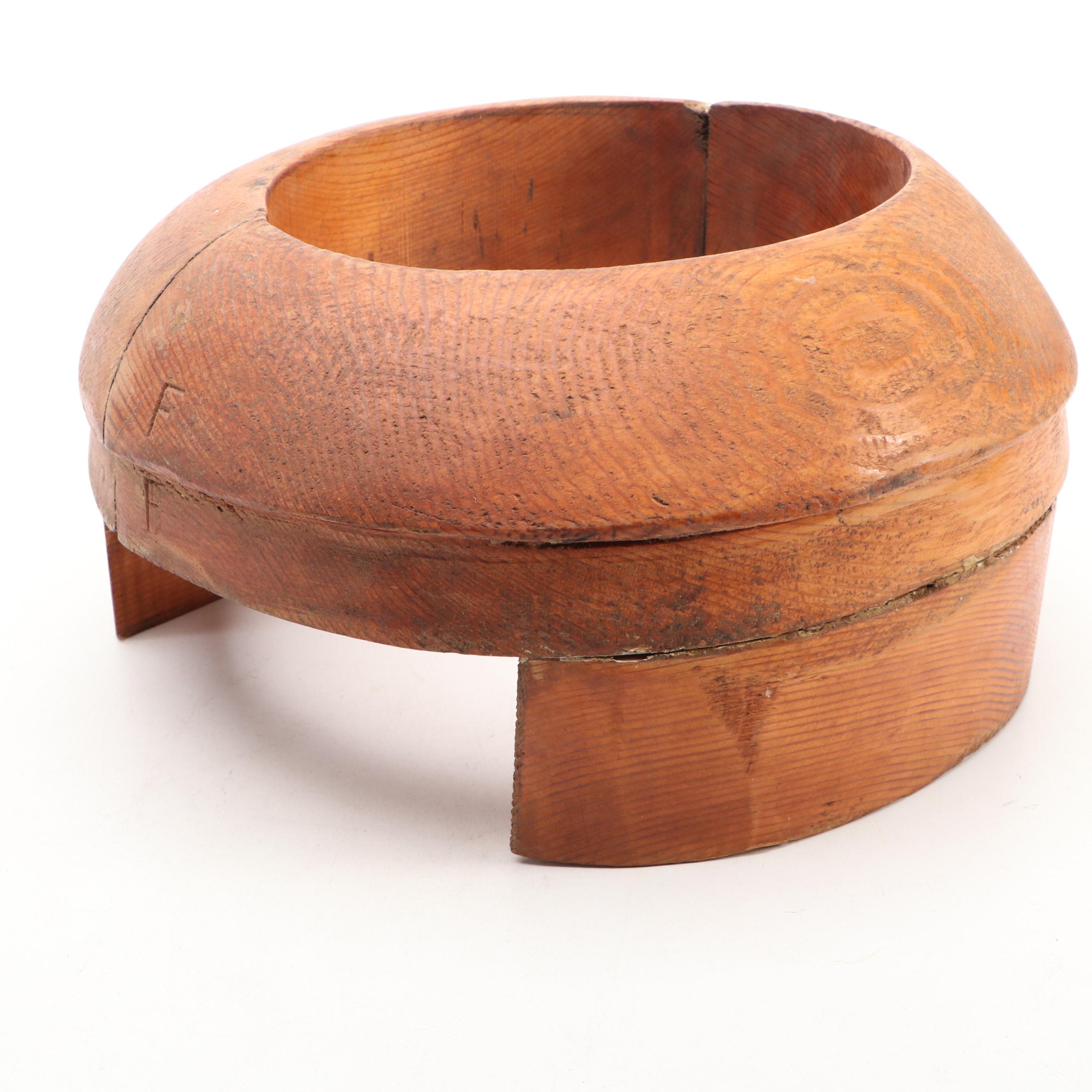 Wooden Millinery Hat Forms, Early/Mid-20th Century