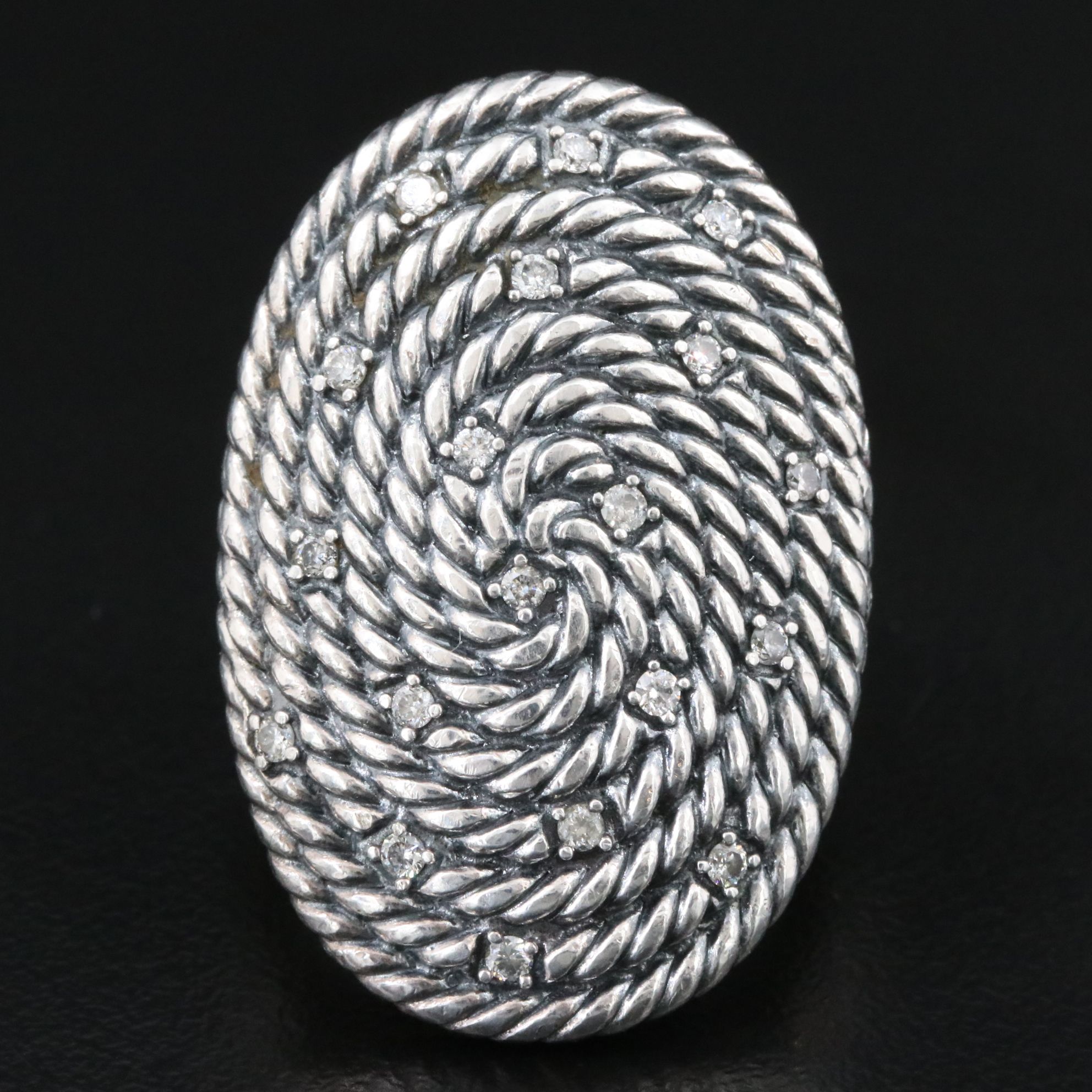 David Yurman Cable Coil Sterling Gem Ring