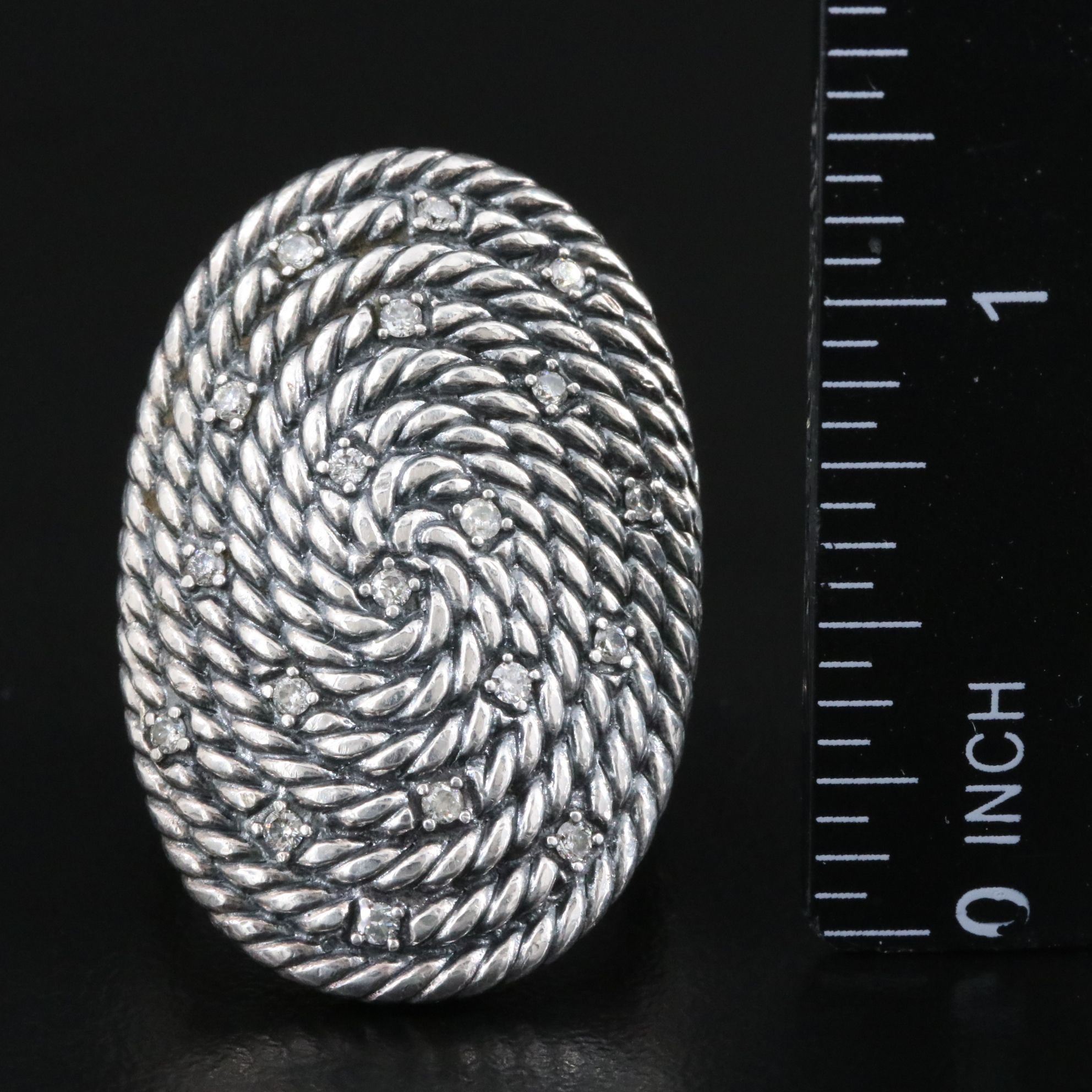 David Yurman Cable Coil Sterling Gem Ring