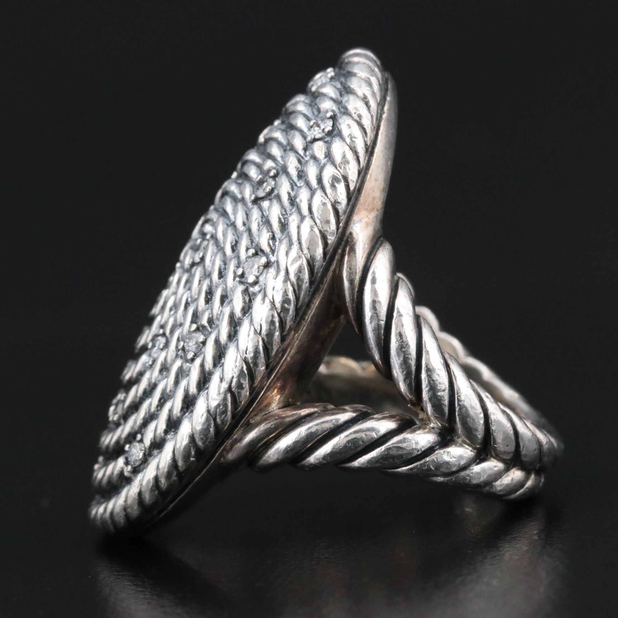 David Yurman Cable Coil Sterling Gem Ring