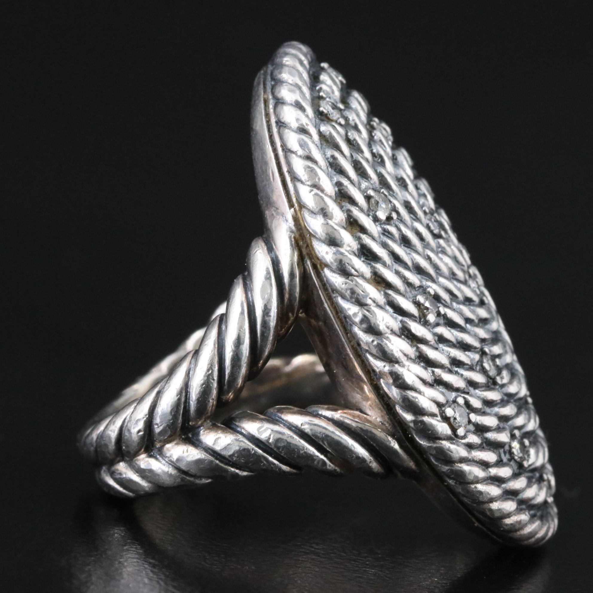 David Yurman Cable Coil Sterling Gem Ring