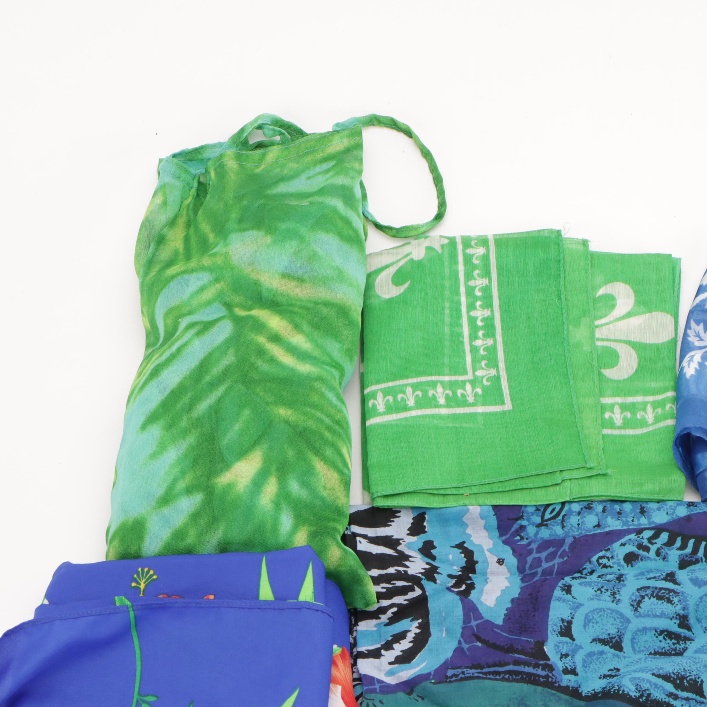 Assorted Pattern Scarves, Wraps/Sarongs Featuring Cejon, Westbound Beach, More