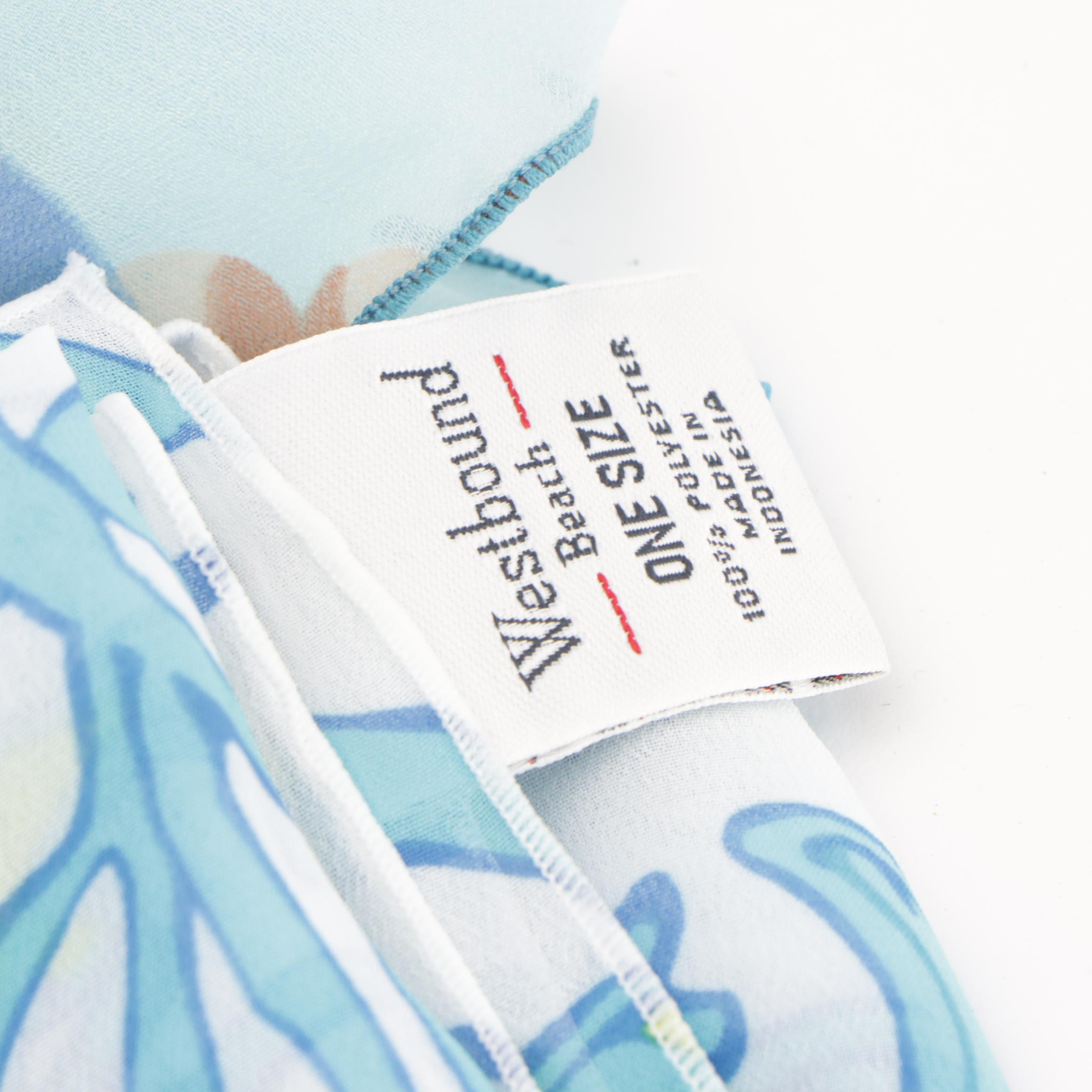 Assorted Pattern Scarves, Wraps/Sarongs Featuring Cejon, Westbound Beach, More