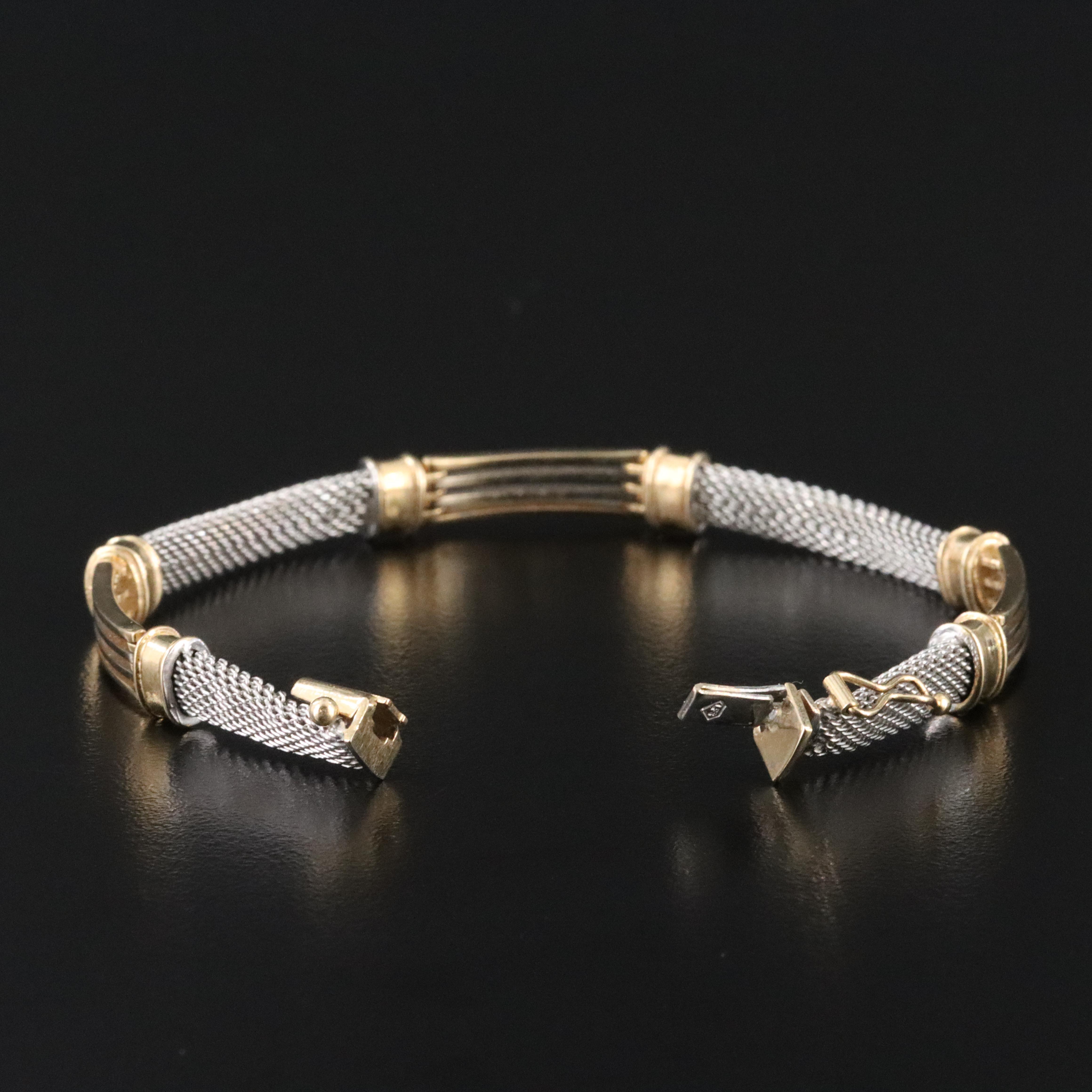 Italian 14K Station Bracelet