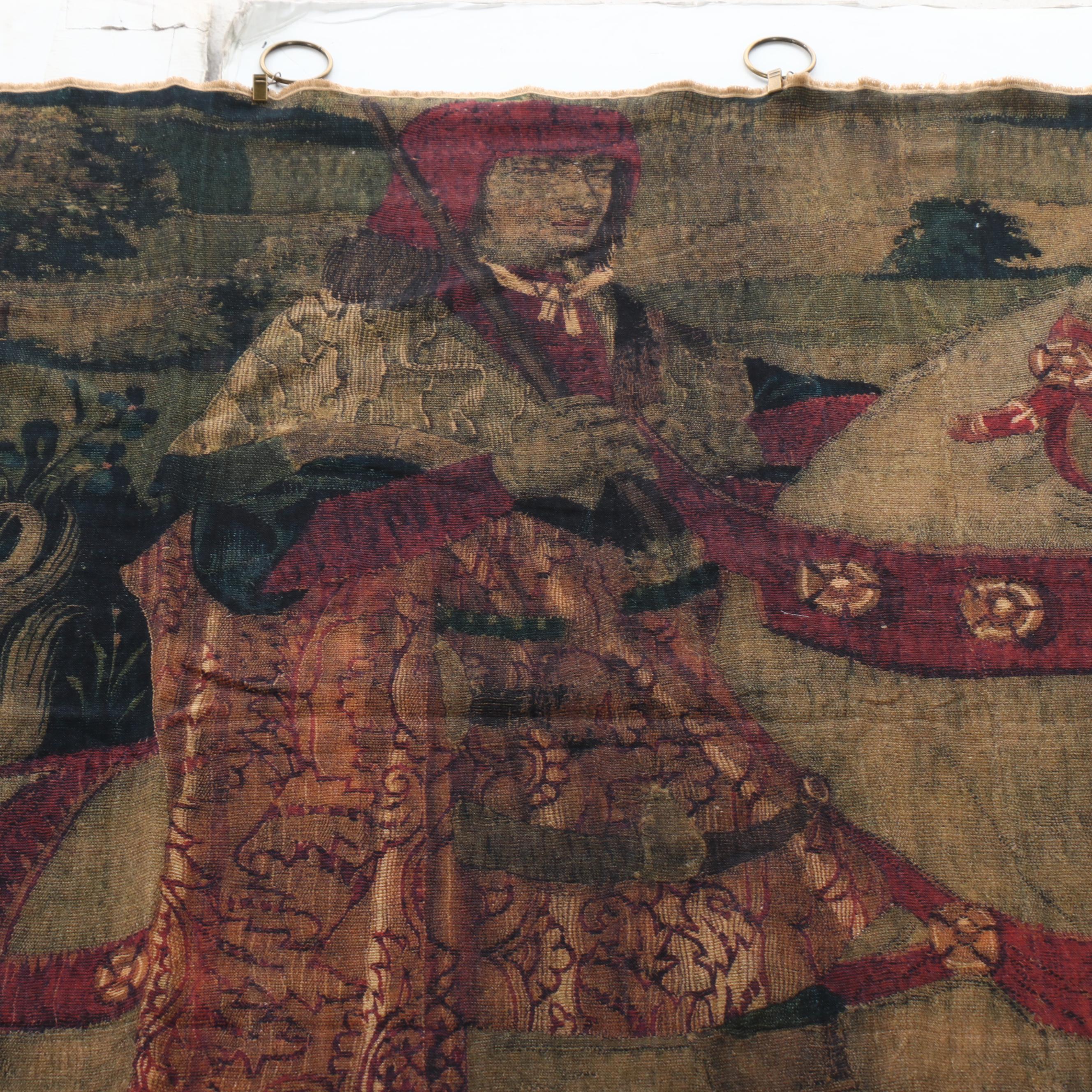 Dark Academia Medieval Style Tapestry Panel