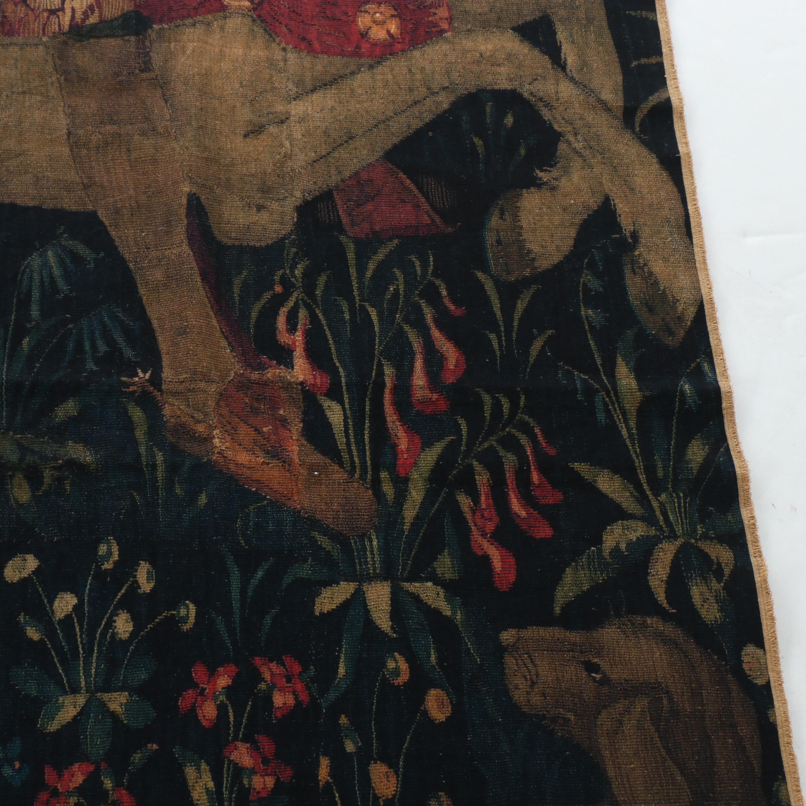 Dark Academia Medieval Style Tapestry Panel