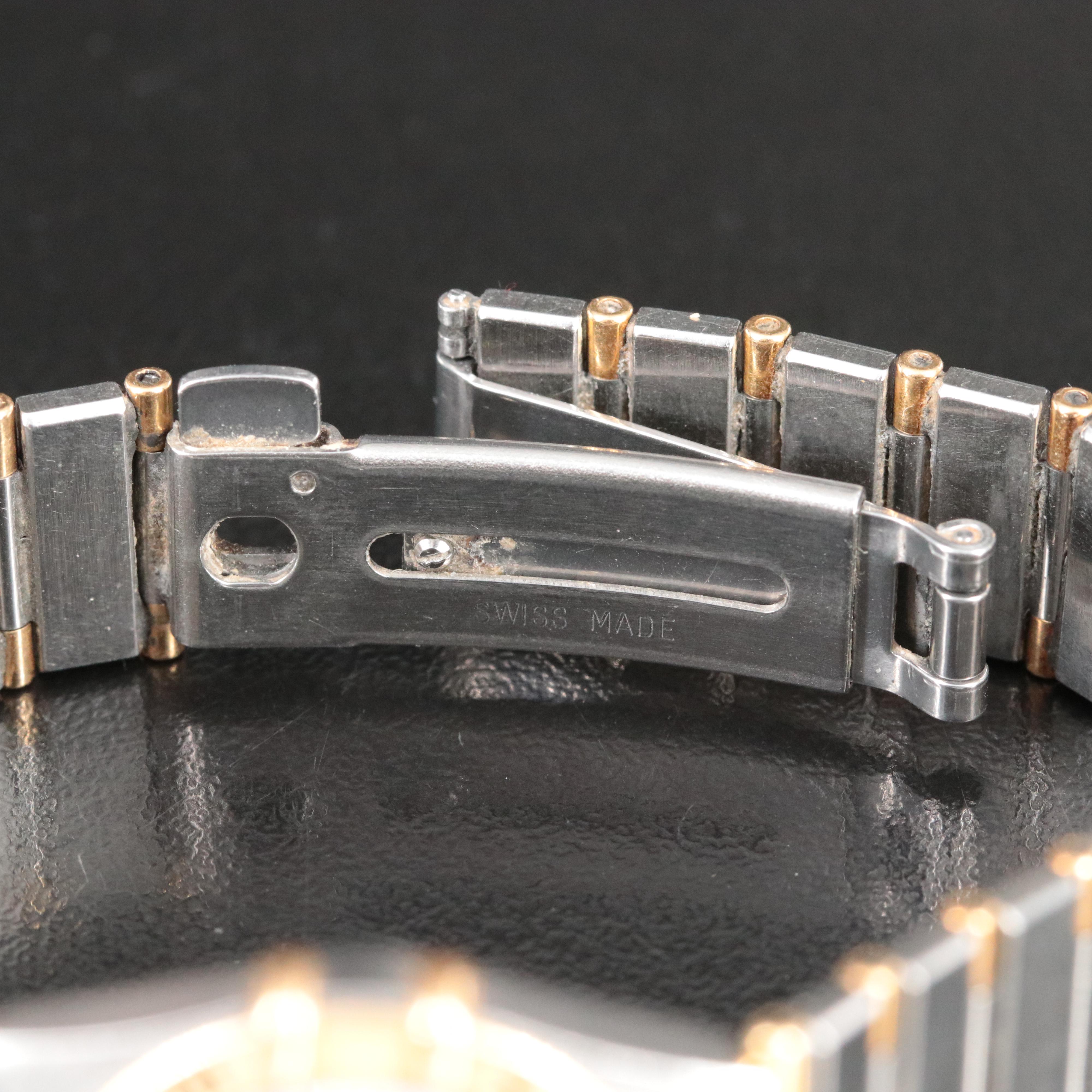 Omega Constellation 18K Gold and Steel Quartz Watch