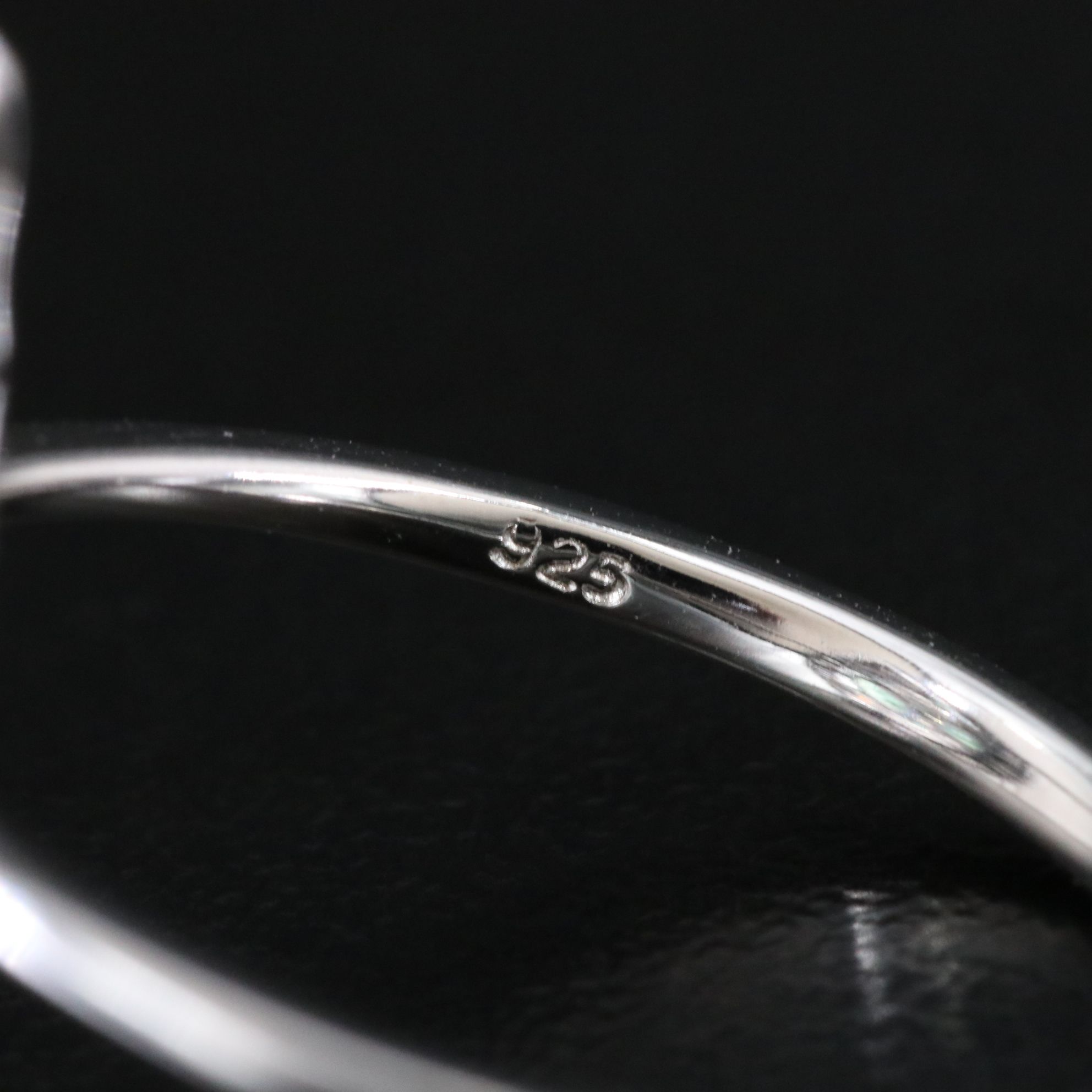 Sterling Emerald and Sapphire Ring