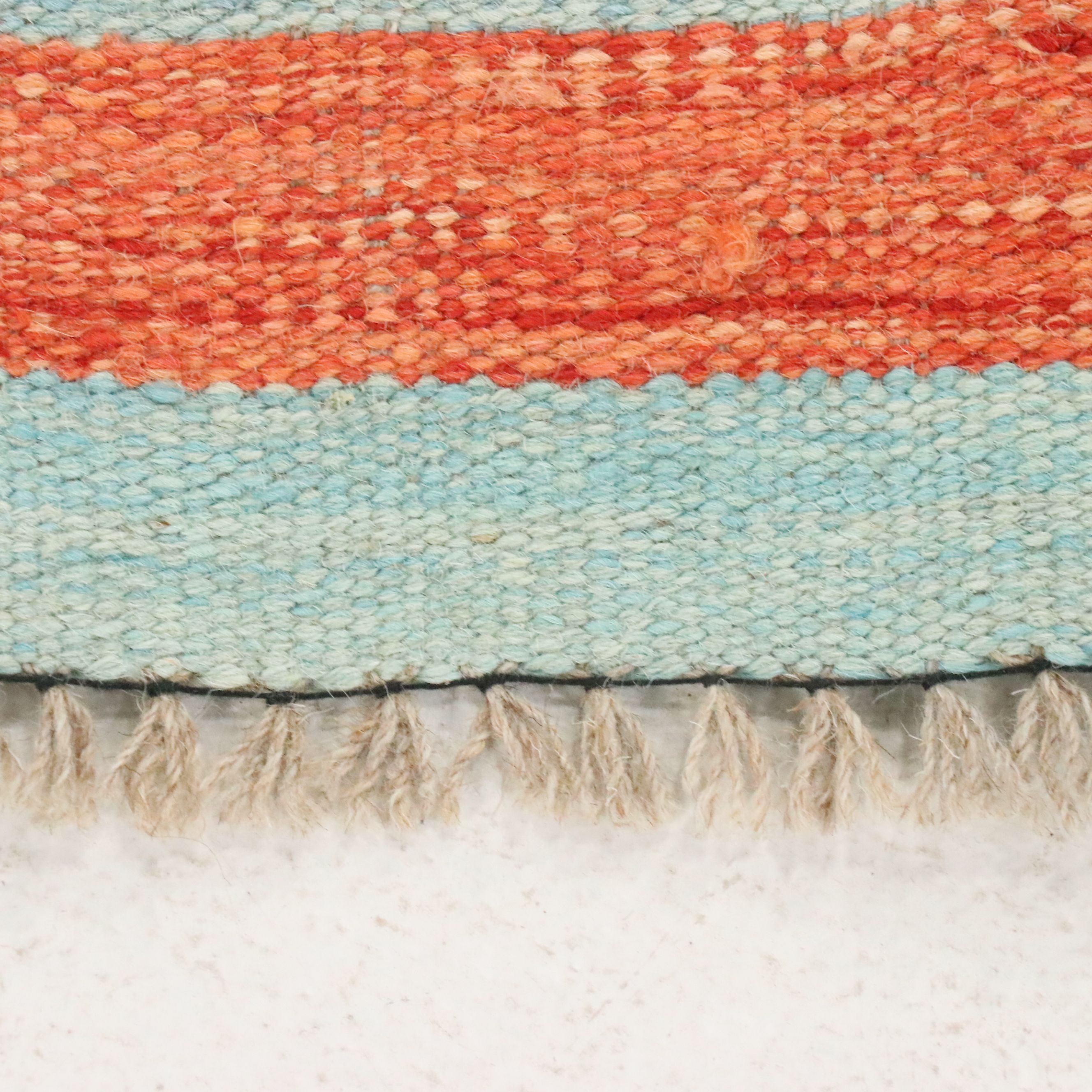 3'8 x 5'5 Handwoven Pakistani Kilim Area Rug