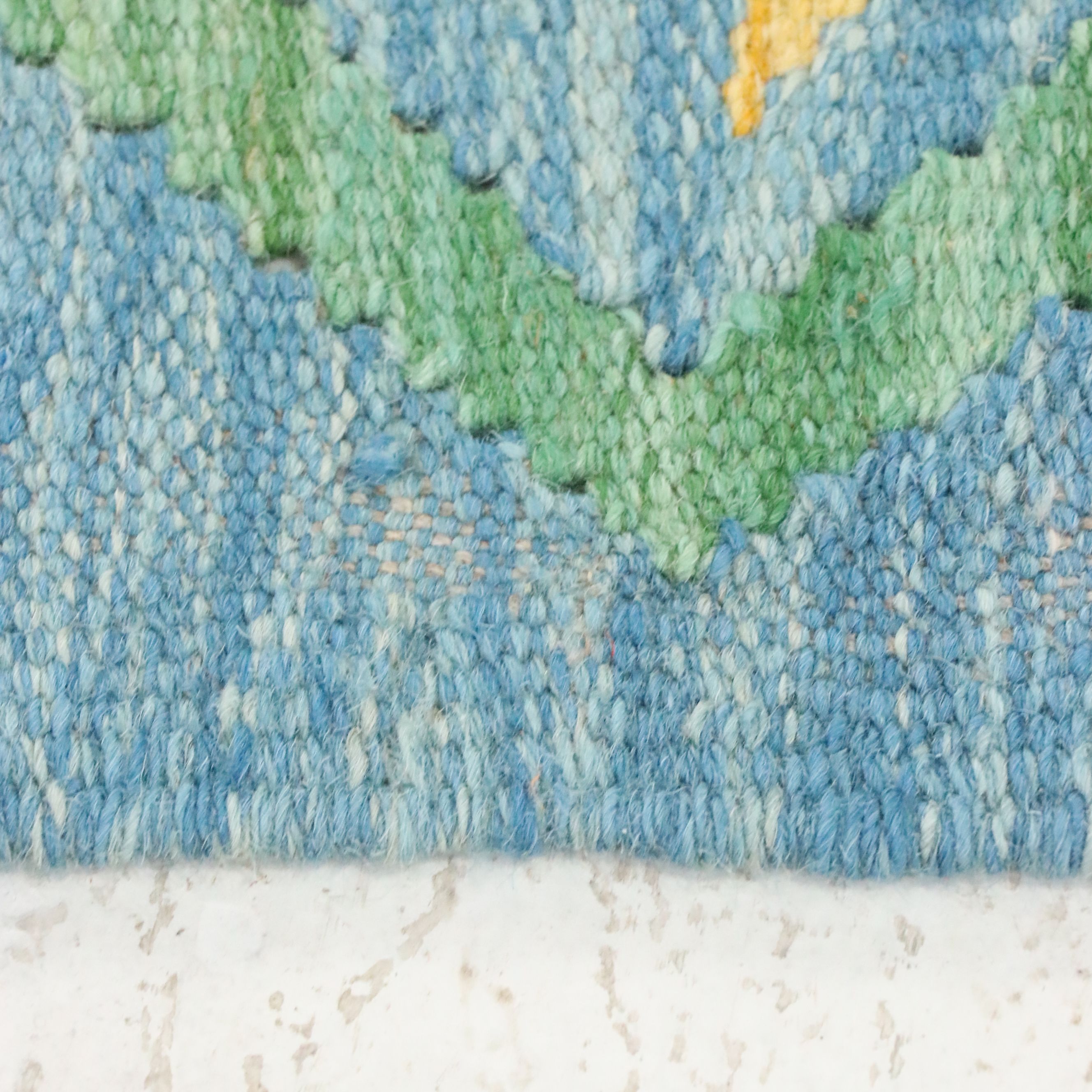 3'8 x 5'5 Handwoven Pakistani Kilim Area Rug