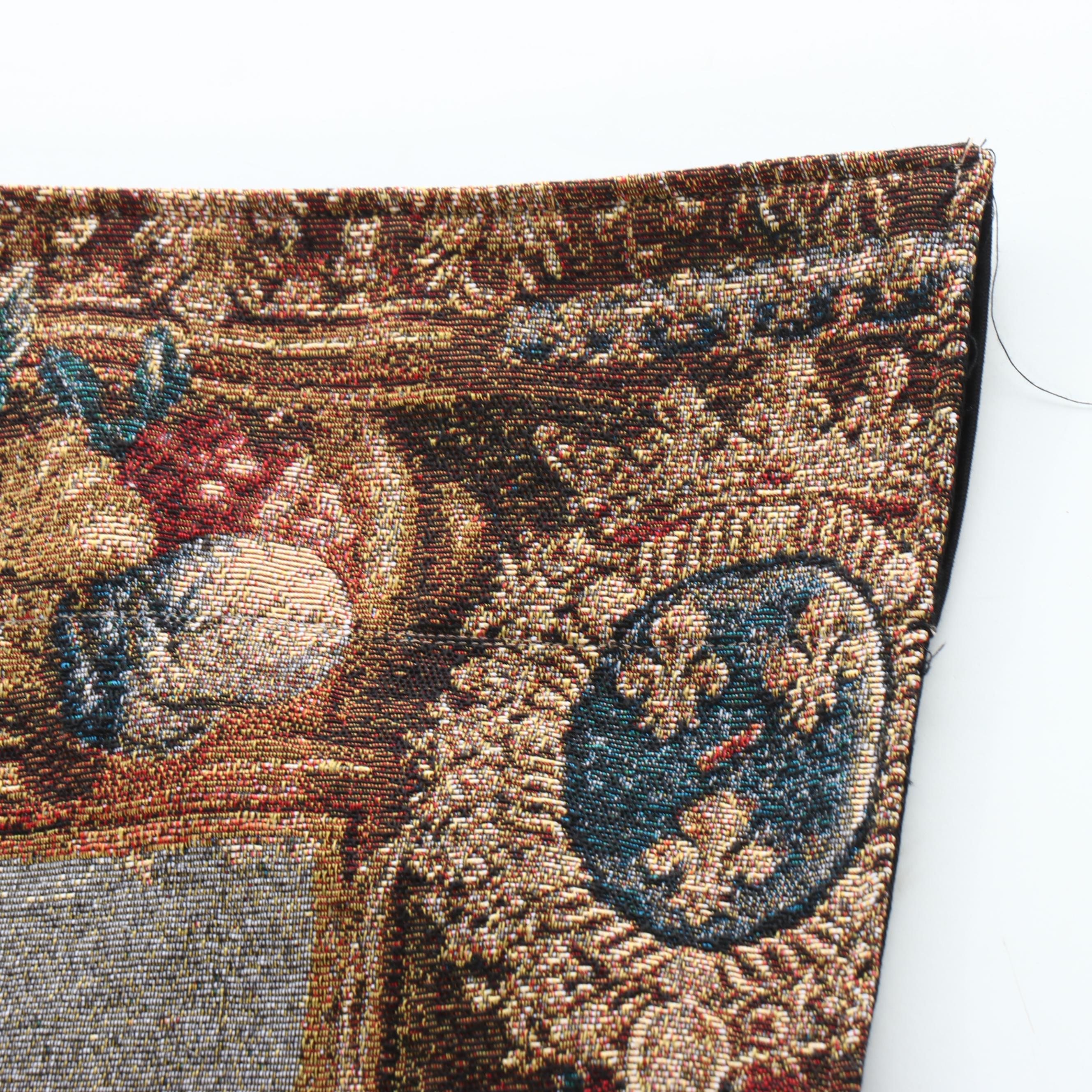 Chinoiserie Tapestry Panel After "la Recolte des Ananas", The Pineapple Harvest