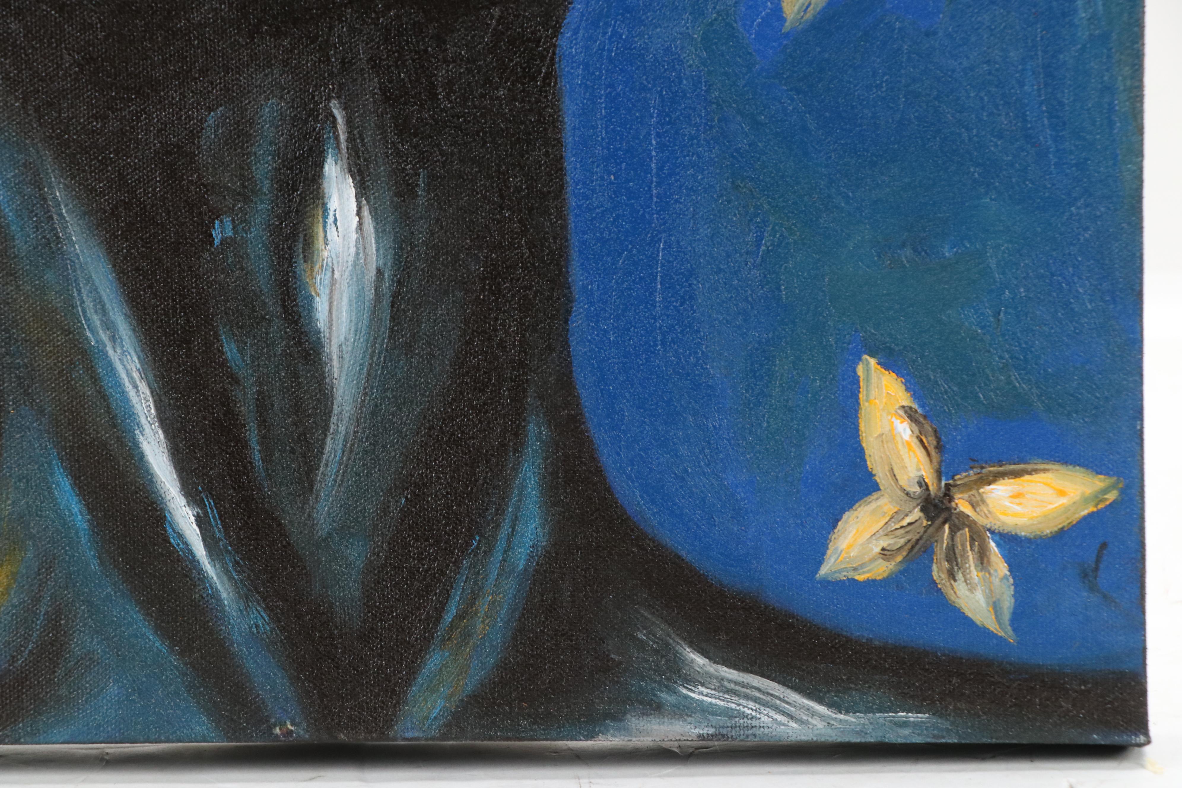 Oluwakemi Omowaire Oil Portrait "The Warmth of Now.," 21st Century