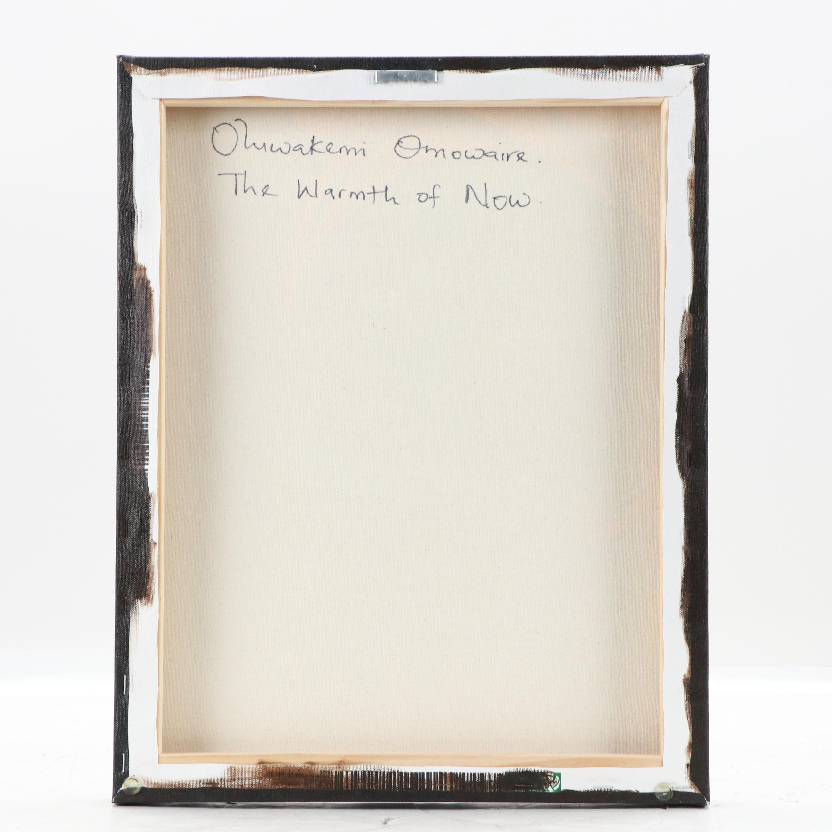 Oluwakemi Omowaire Oil Portrait "The Warmth of Now.," 21st Century