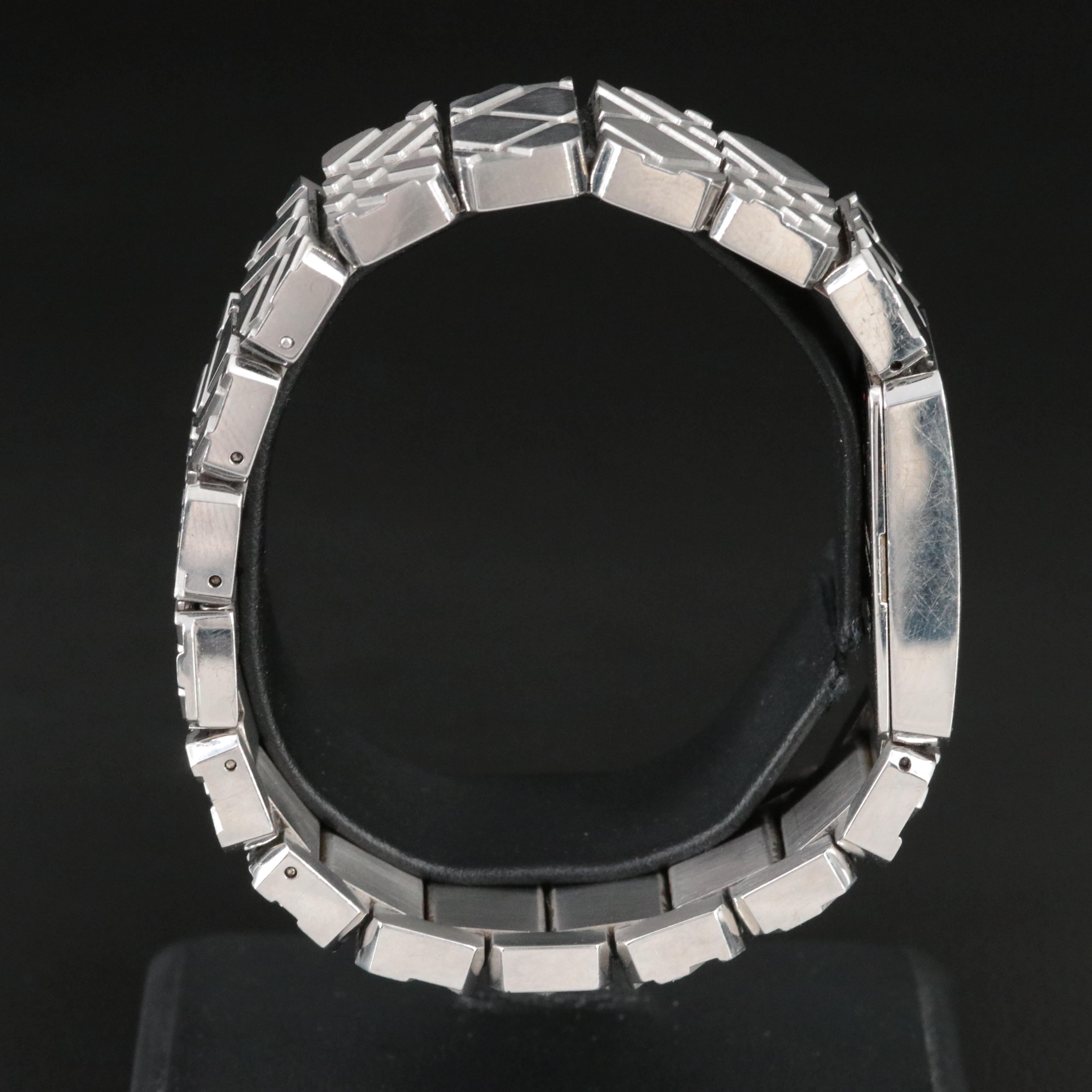 Burberry Check Engraved Quartz Watch