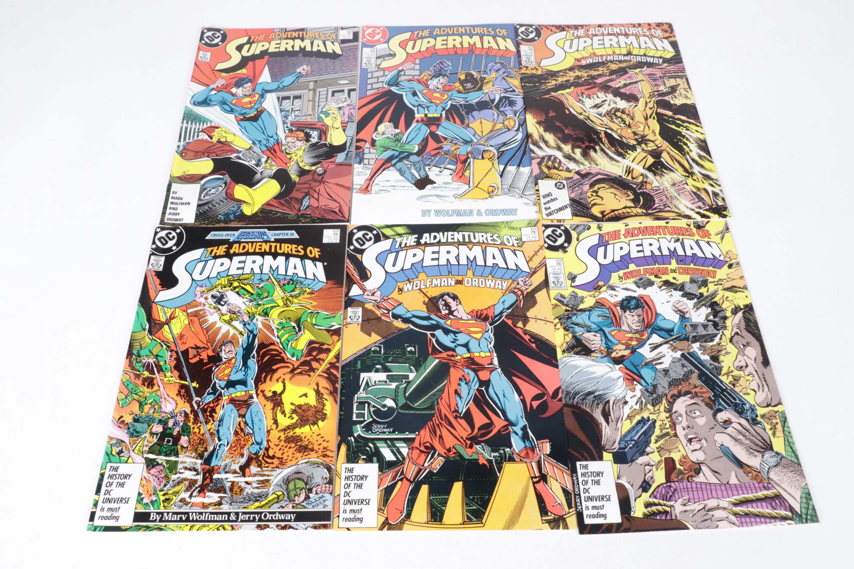 Bronze to Modern Age DC Comics "Adventures of Superman" Collection