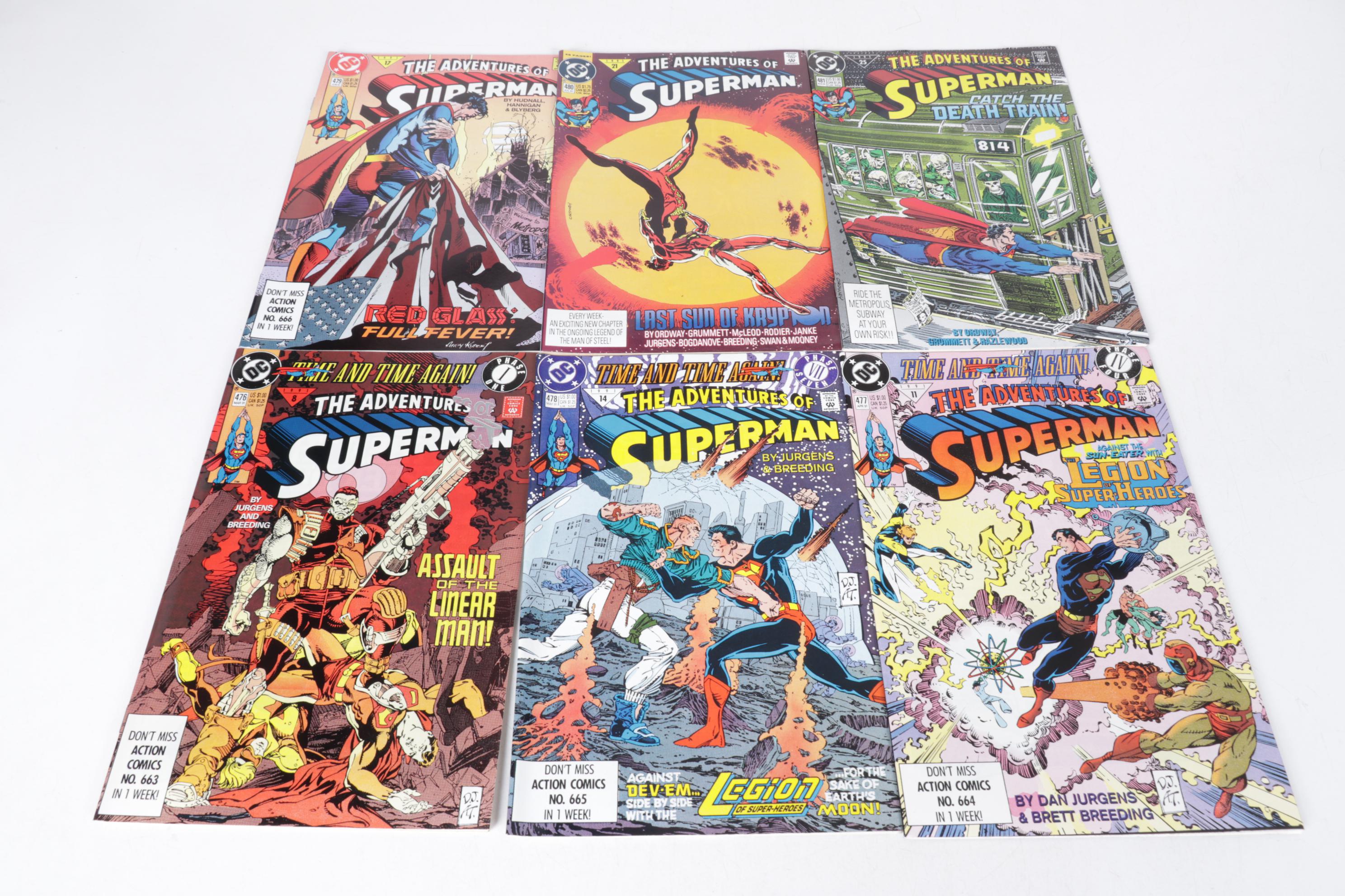Bronze to Modern Age DC Comics "Adventures of Superman" Collection