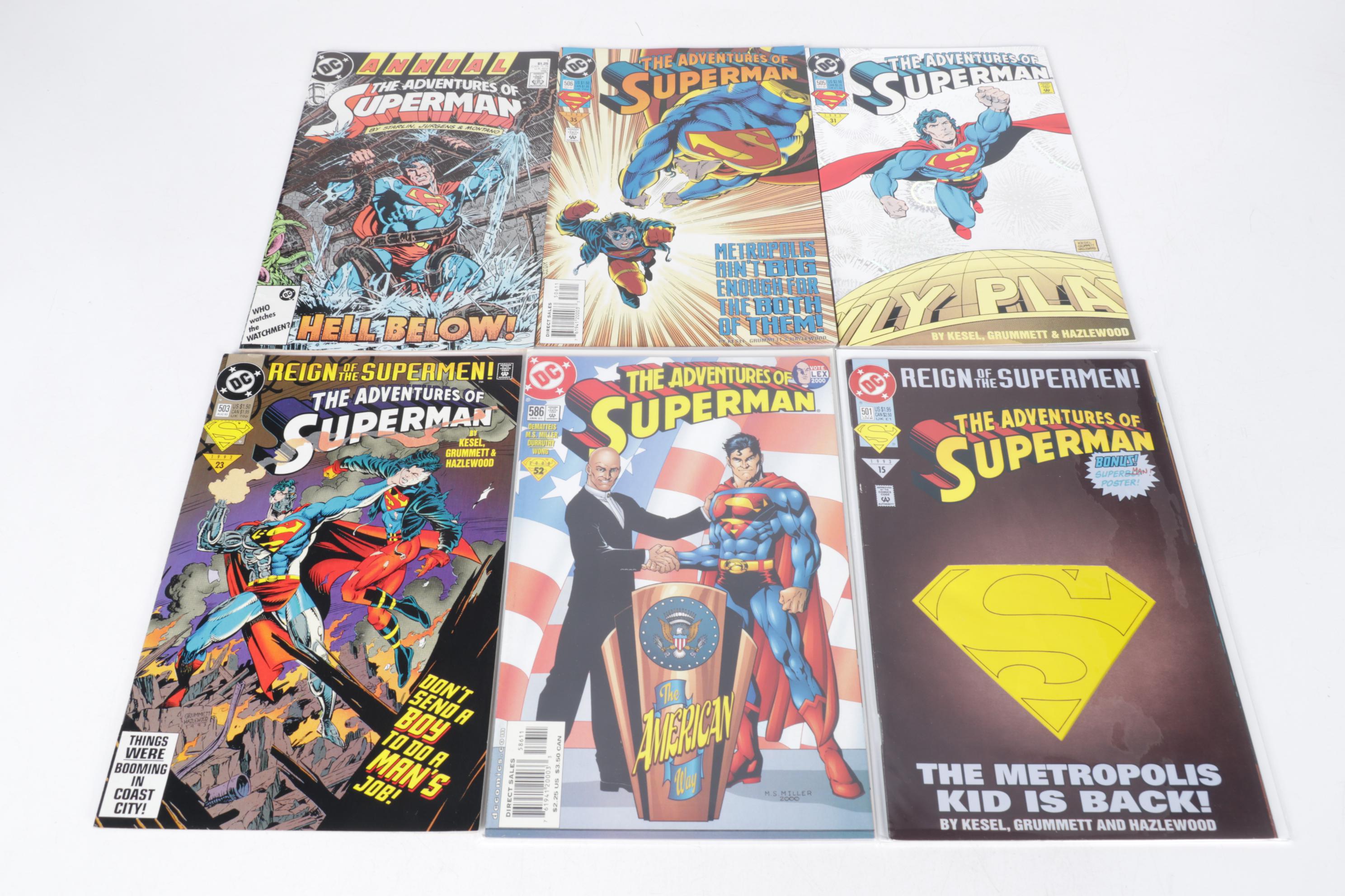 Bronze to Modern Age DC Comics "Adventures of Superman" Collection