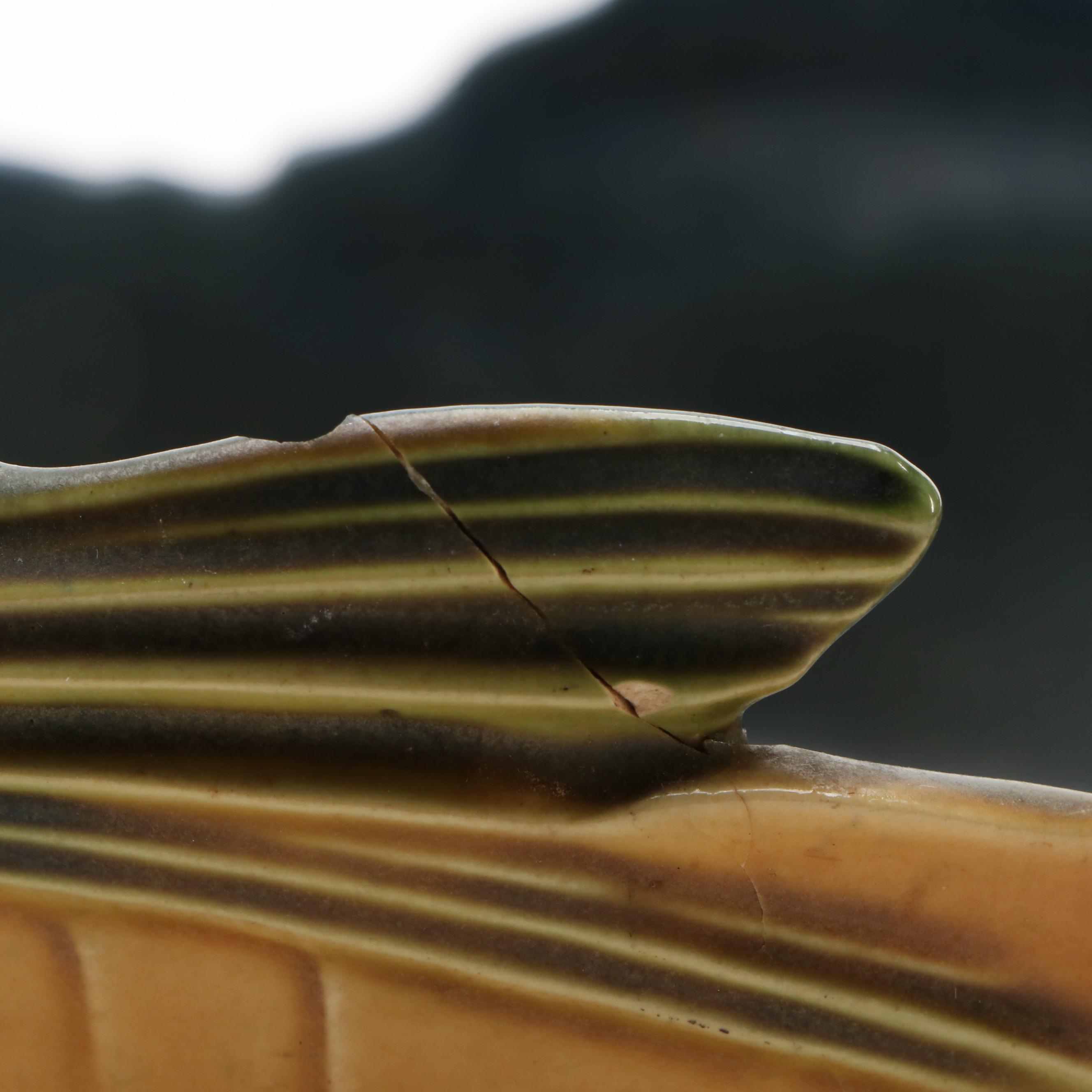 Roseville Pottery "Pine Cone" Ceramic Decorative Bowl and Planters