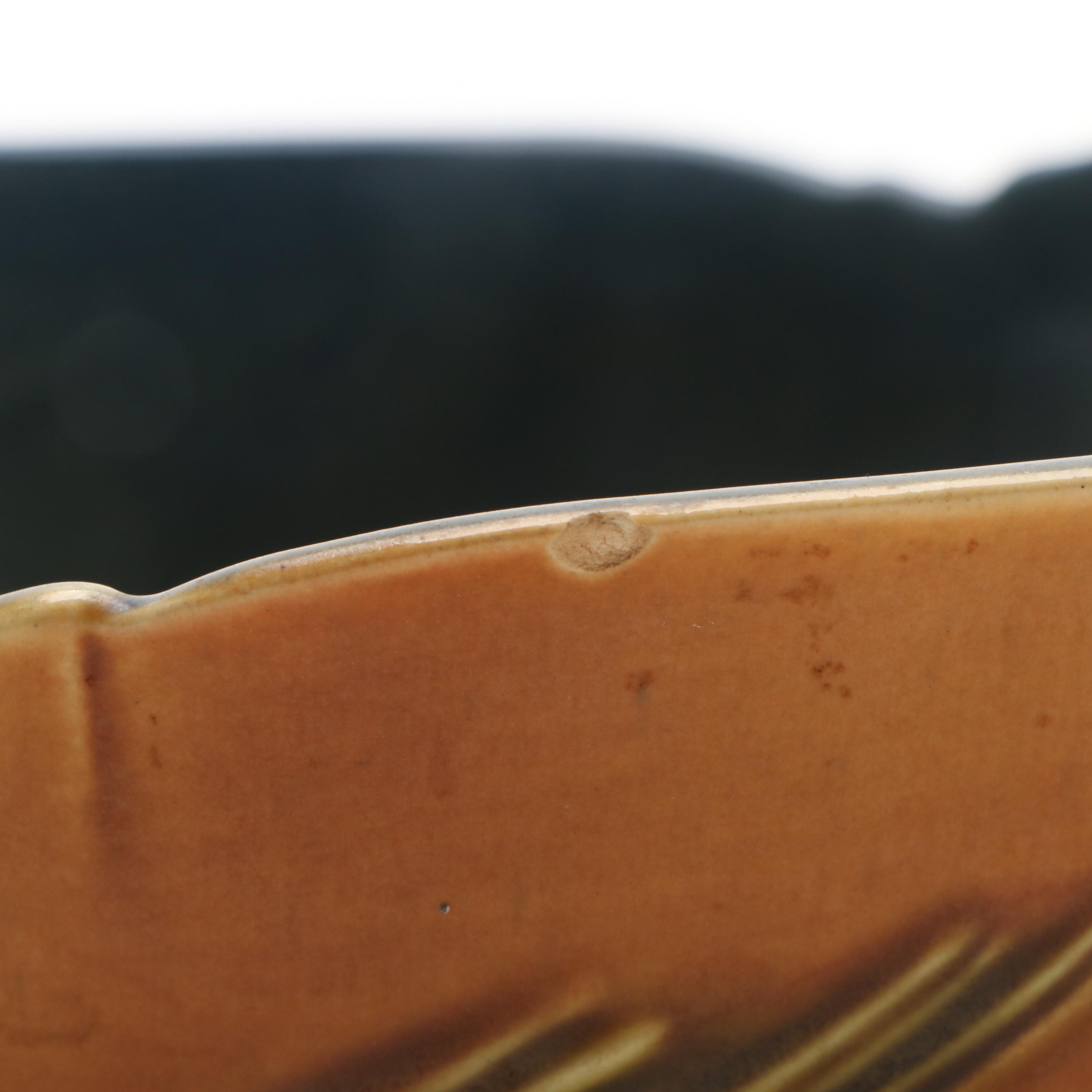 Roseville Pottery "Pine Cone" Ceramic Decorative Bowl and Planters