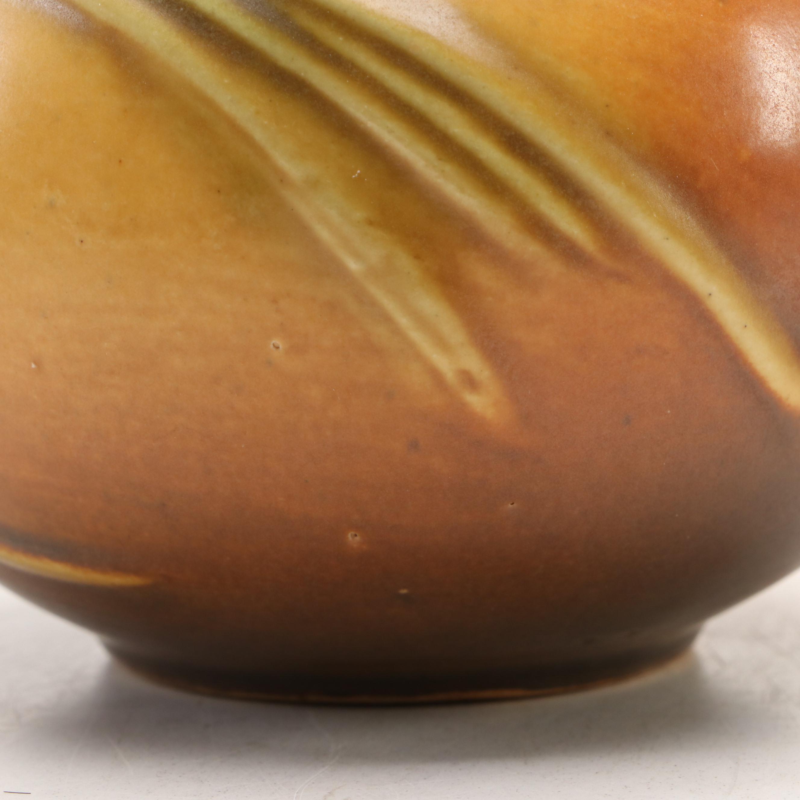 Roseville Pottery "Pine Cone" Ceramic Decorative Bowl and Planters