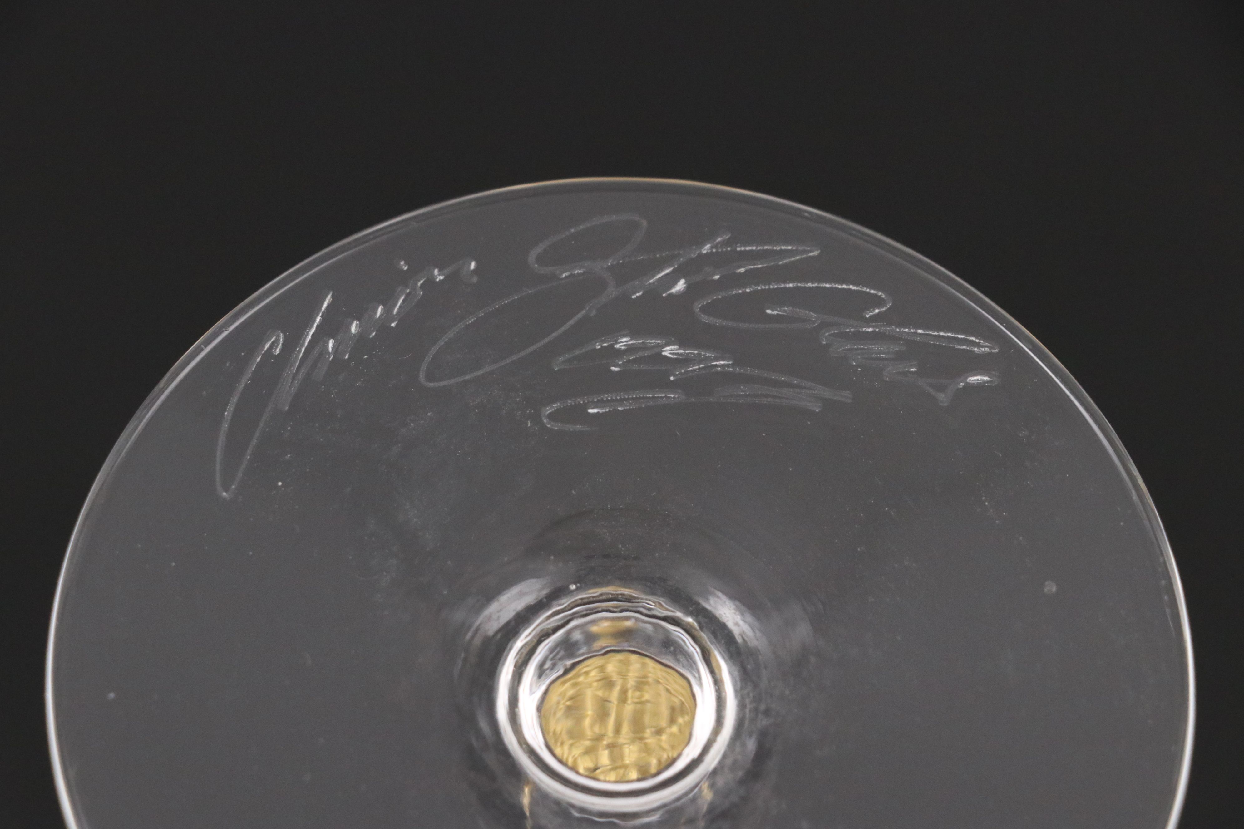 Union Street Glass "Manhattan" Optic Wine and Martini Glasses