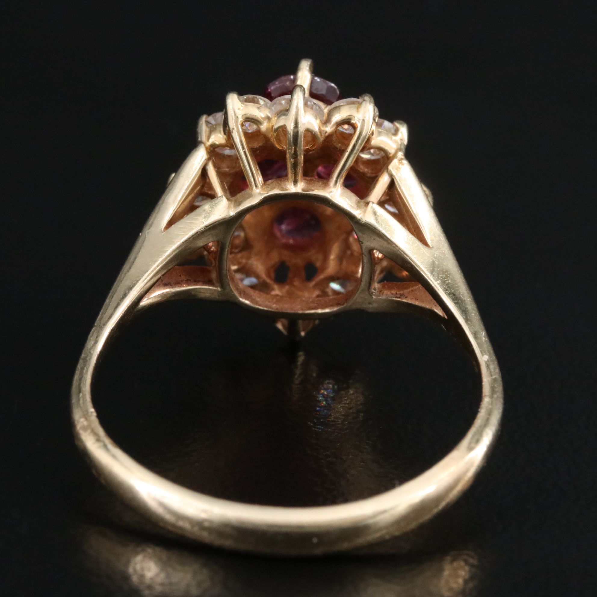 14K Ruby and Diamond Ring