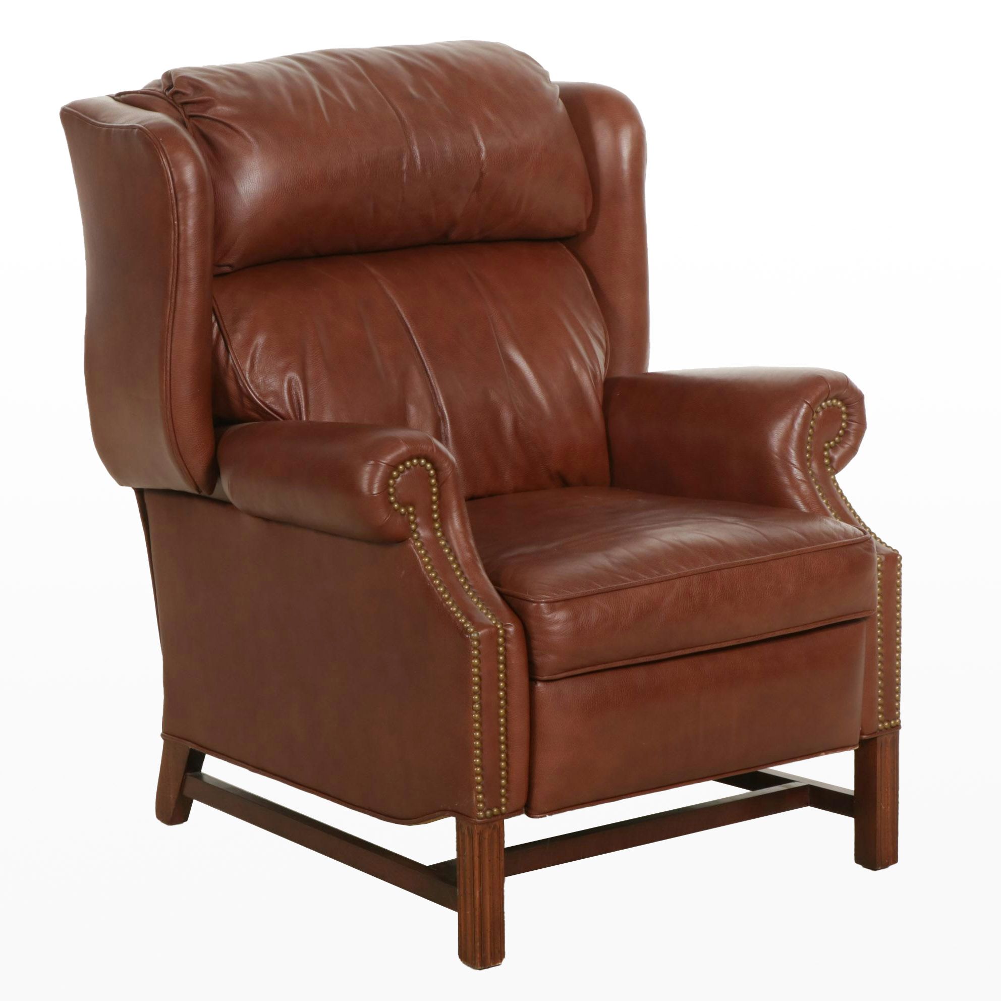 Motioncraft by Sherrill Leather Upholstered Recliner, 2002