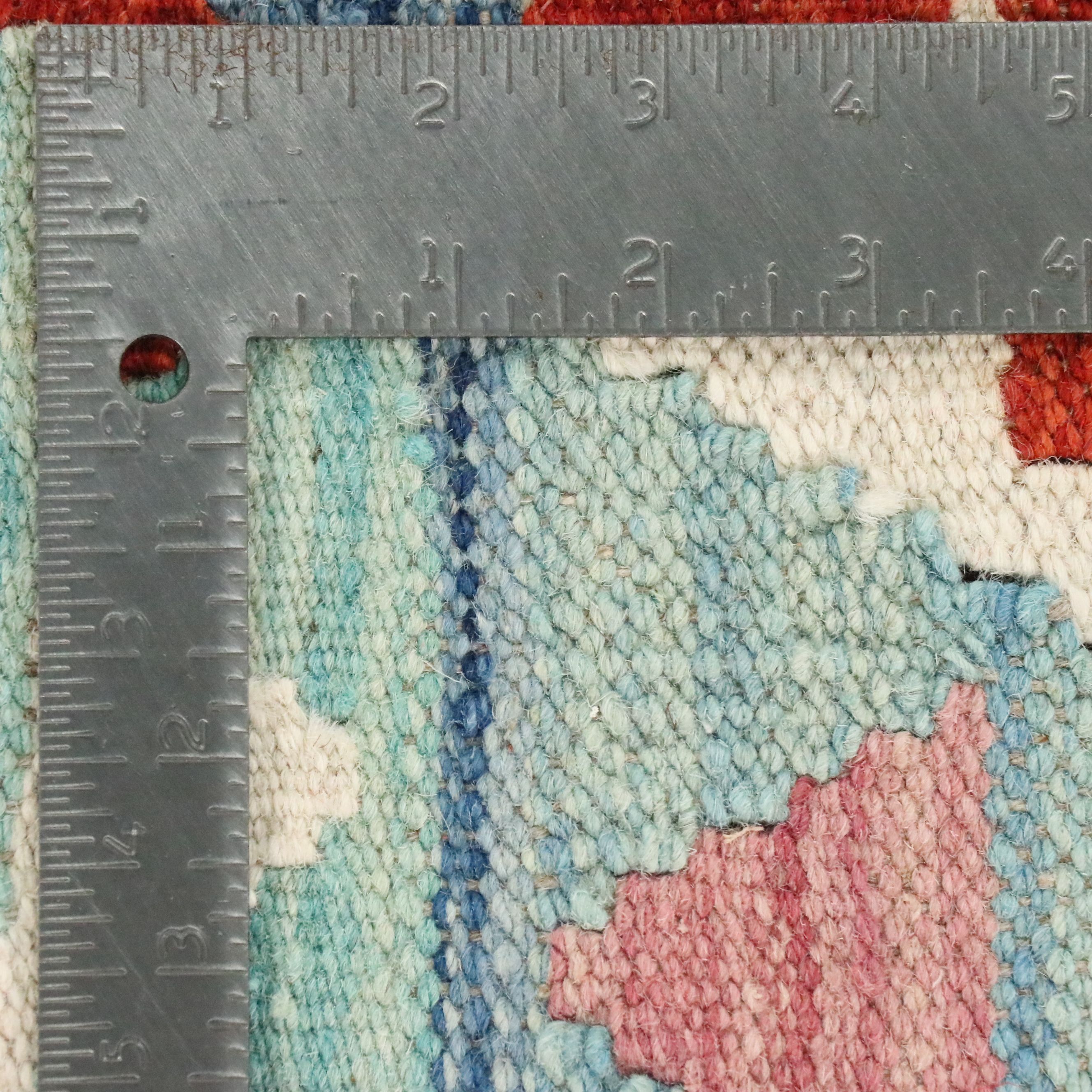 5'1 x 6'4 Handwoven Pakistani Kilim Area Rug