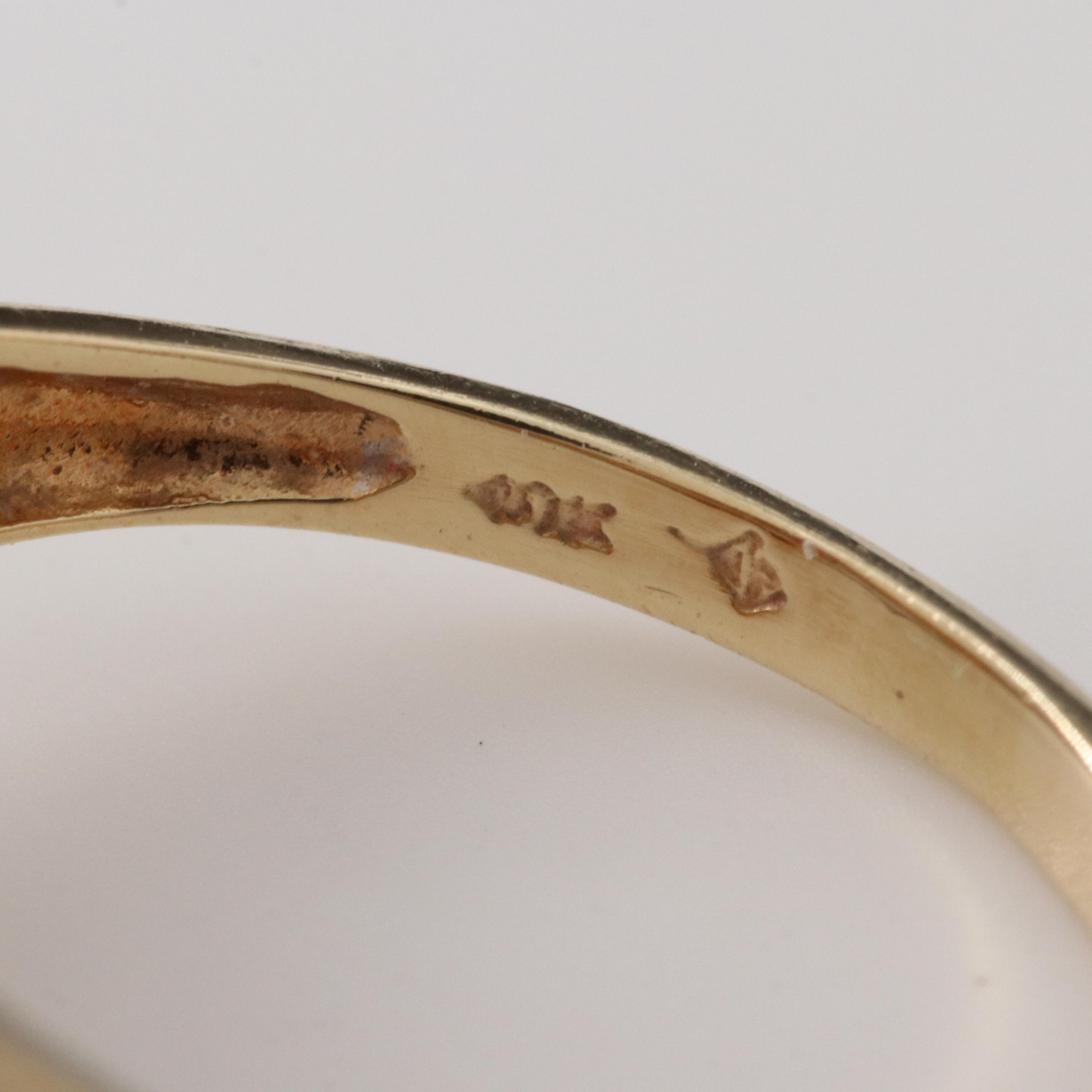 10K Ruby and Diamond Ring