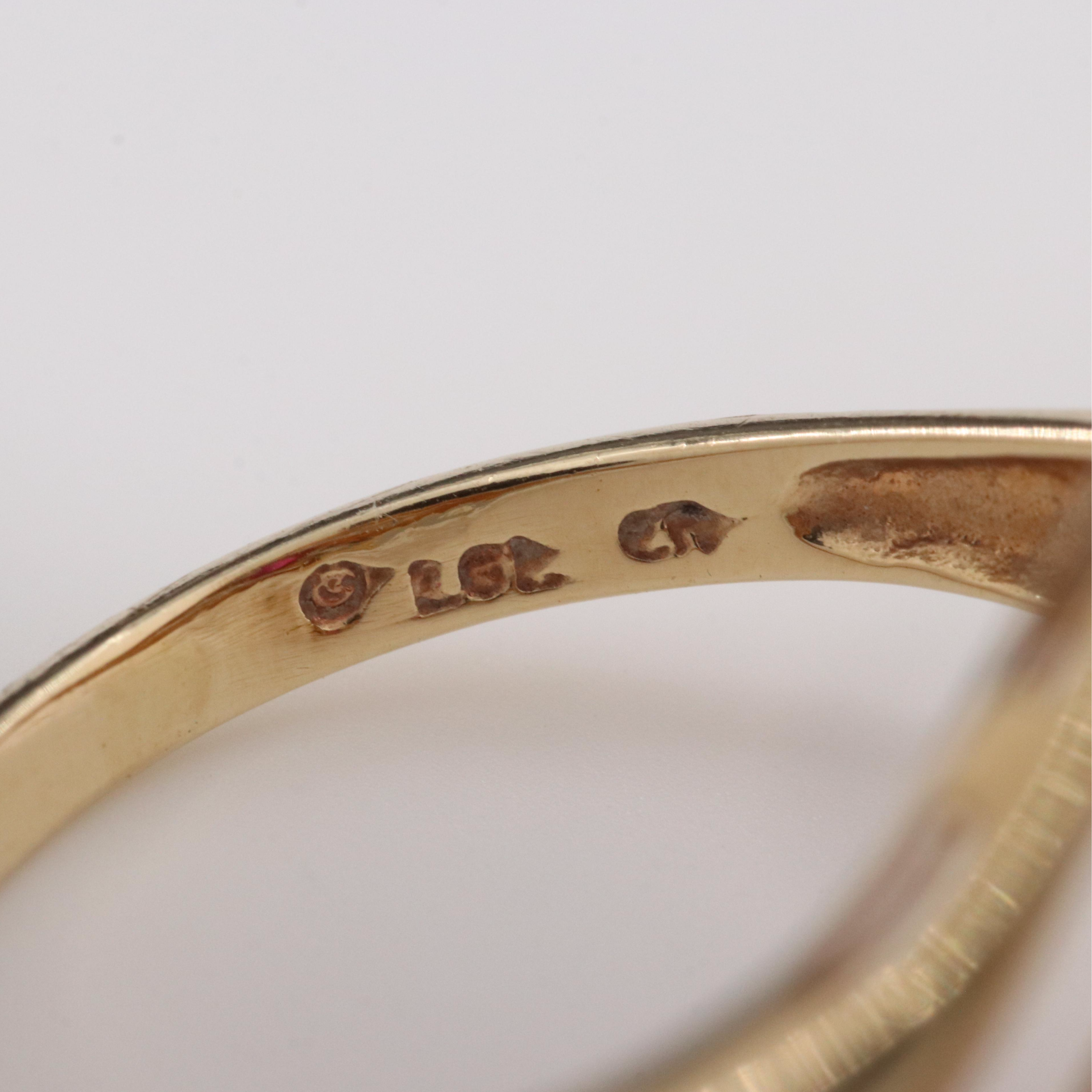 10K Ruby and Diamond Ring