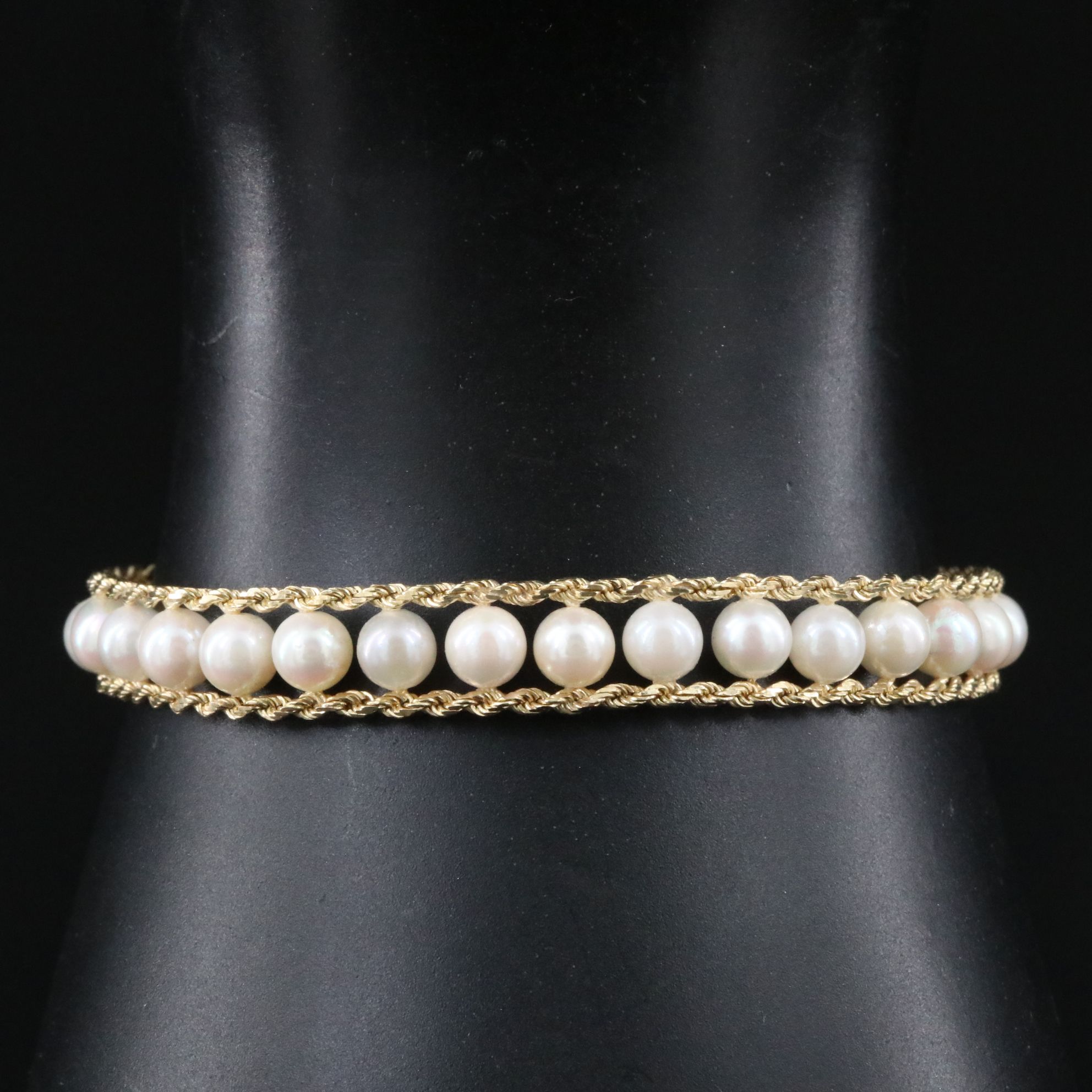14K Pearl Bracelet